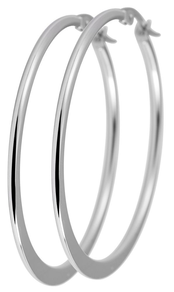 Adelia´s Paar Creolen »Neuheit 2025 - Damen Creolen aus poliertem Edelstahl«