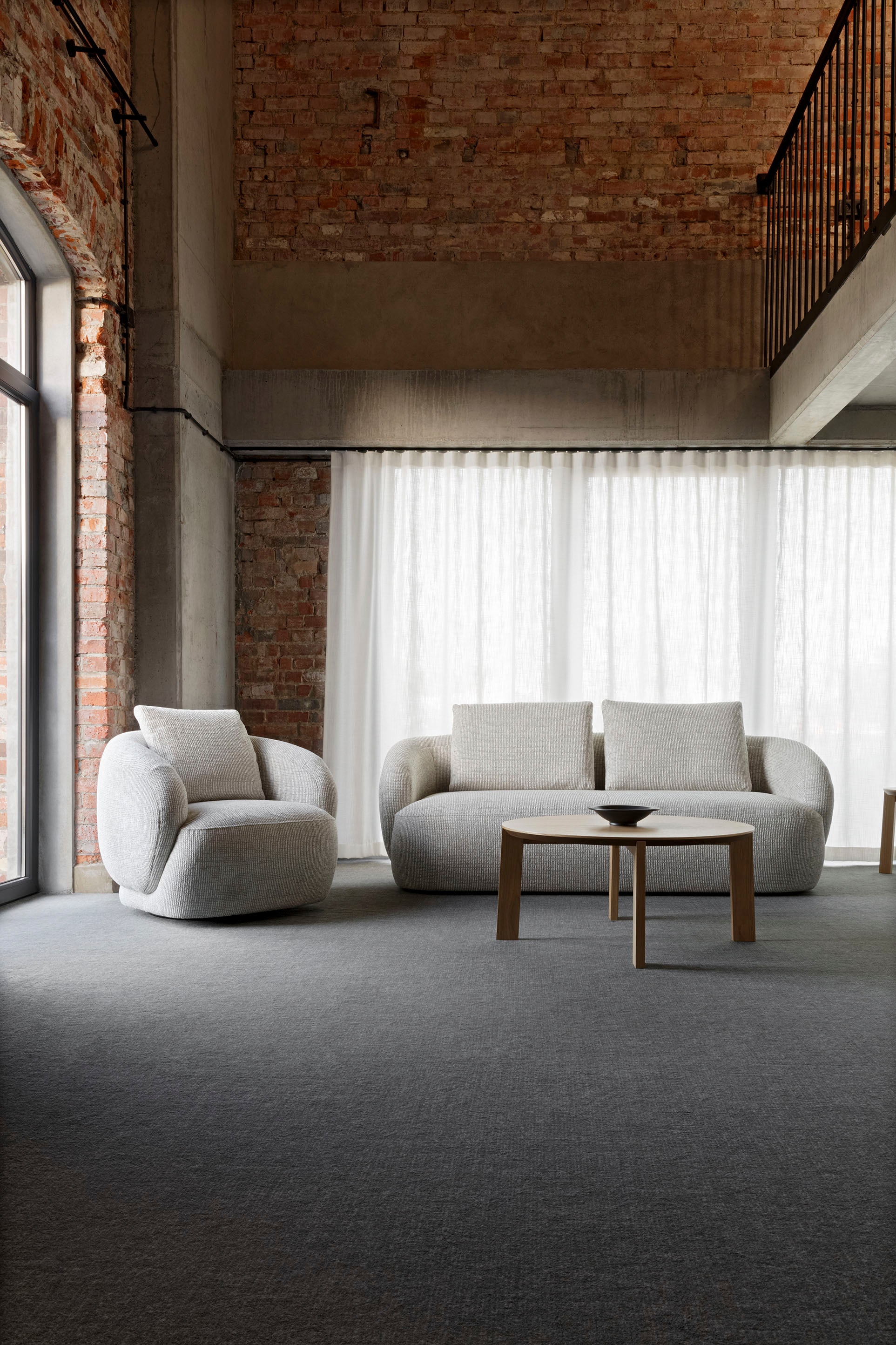 FLEXLUX "Torino, rund, Couch, Loveseat," Modernes, organisches Sofa-Design, günstig online kaufen