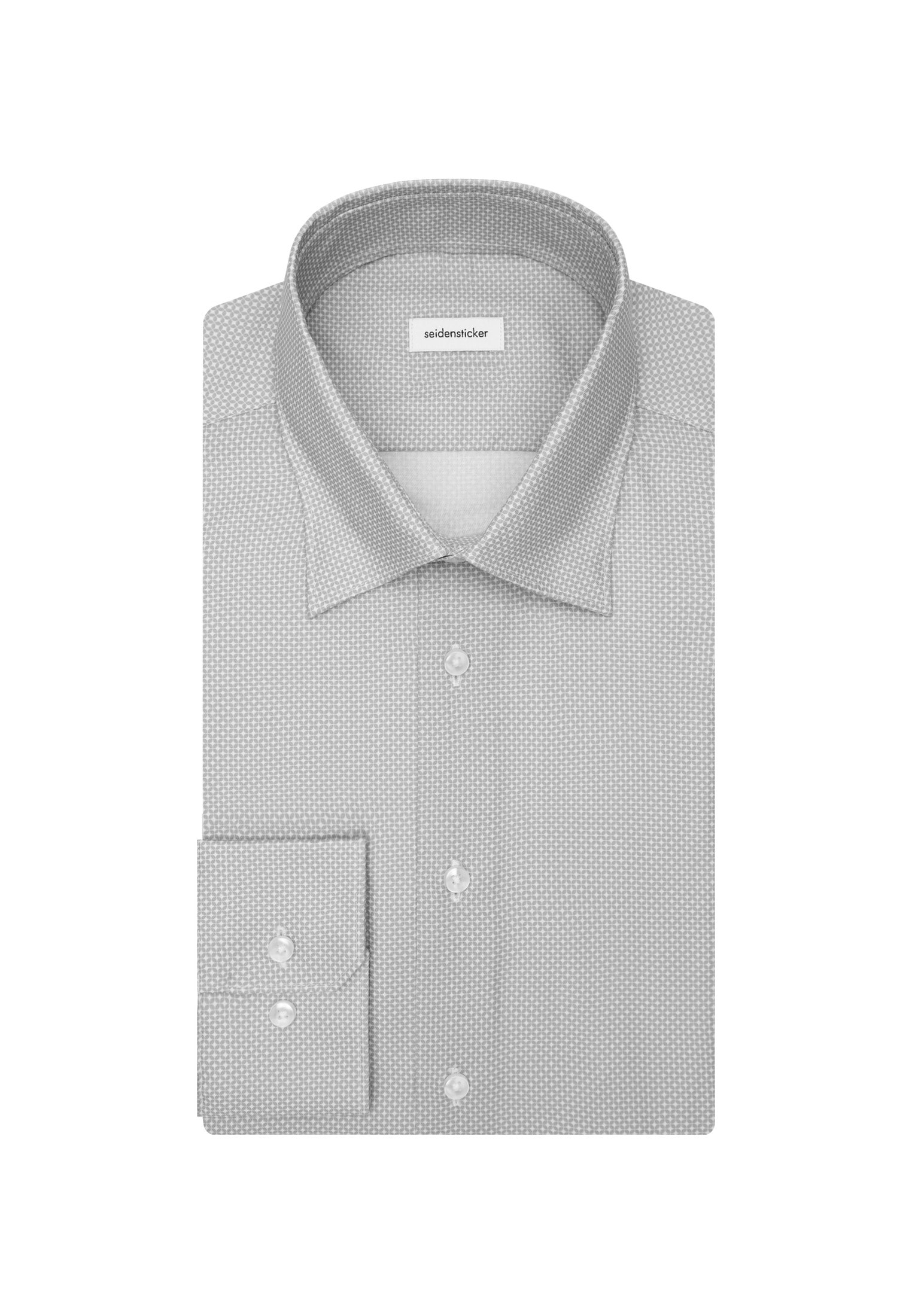 seidensticker Businesshemd »Schwarze Rose«, Slim 1/1 Covered-Button-Down-Kragen Druck