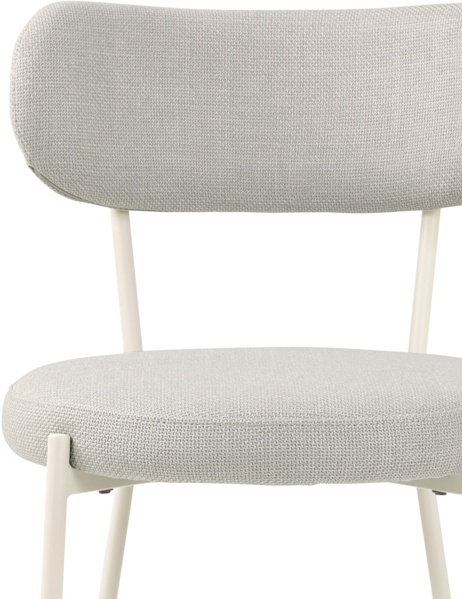 TOM TAILOR HOME 4-Fußstuhl »SOFT PAD CHAIR«, (Set), 2 St., Webstoff, Esszimmerstuhl, 4-Fußgestell, mit Rückenausschnitt
