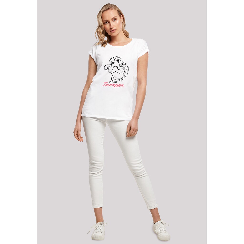 F4NT4STIC T-Shirt »Bambi Klopfer Line Zeichnung«