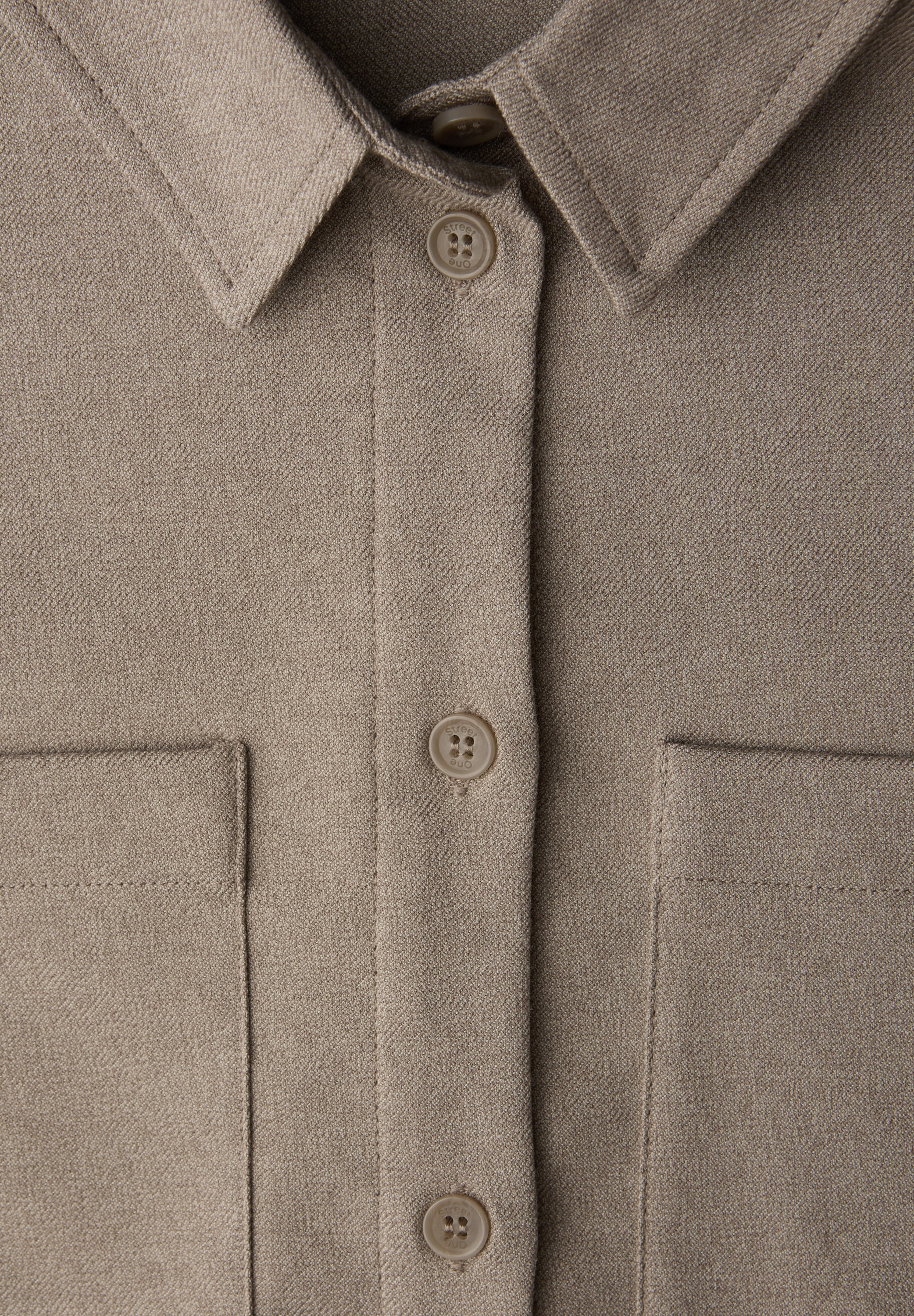 STREET ONE Langarmbluse mit Brusttaschen