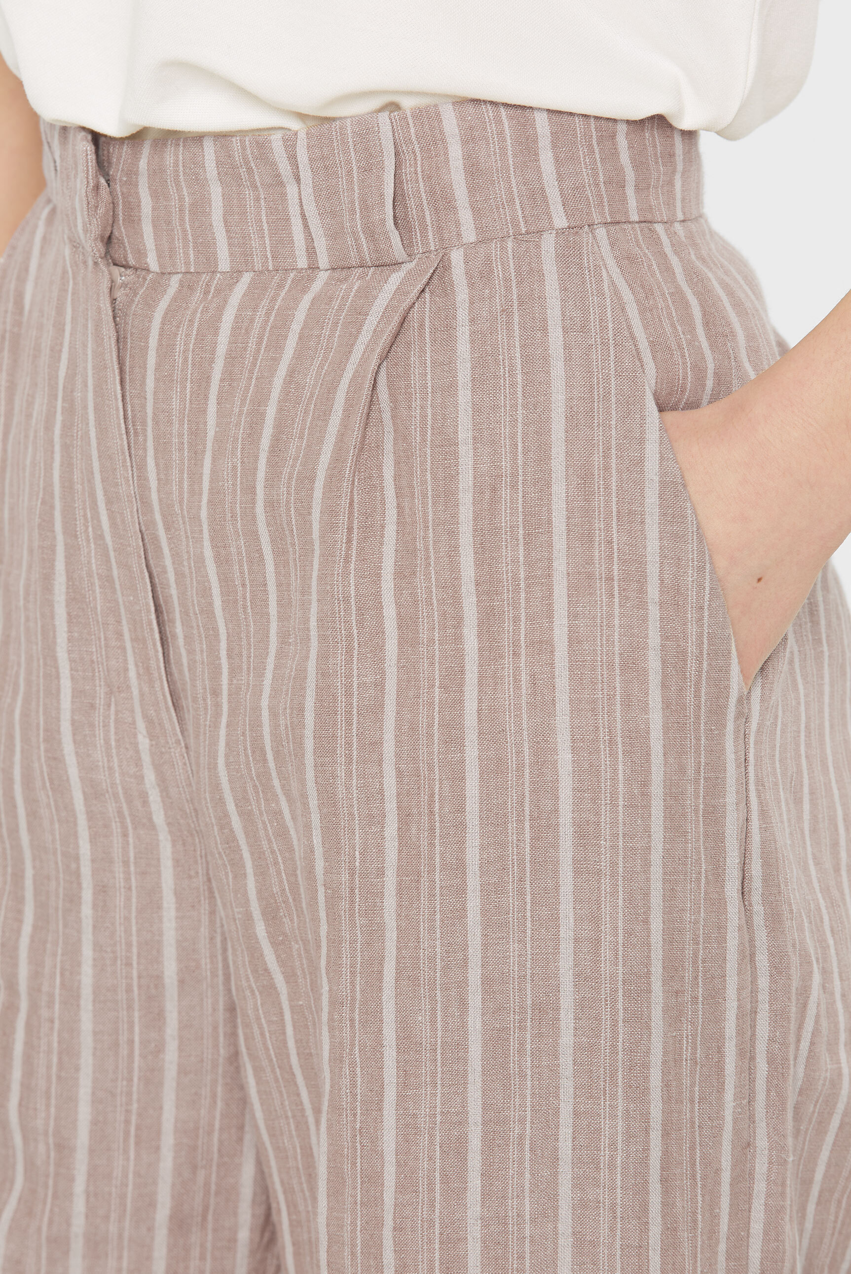 Thumbnail - SENSES.THE LABEL Leinenhose, mit Bundfalten