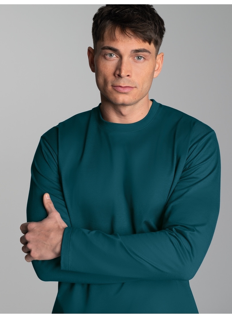 Trigema T-Shirt "TRIGEMA Langarmshirt aus 100% Baumwolle", (1 tlg.) günstig online kaufen