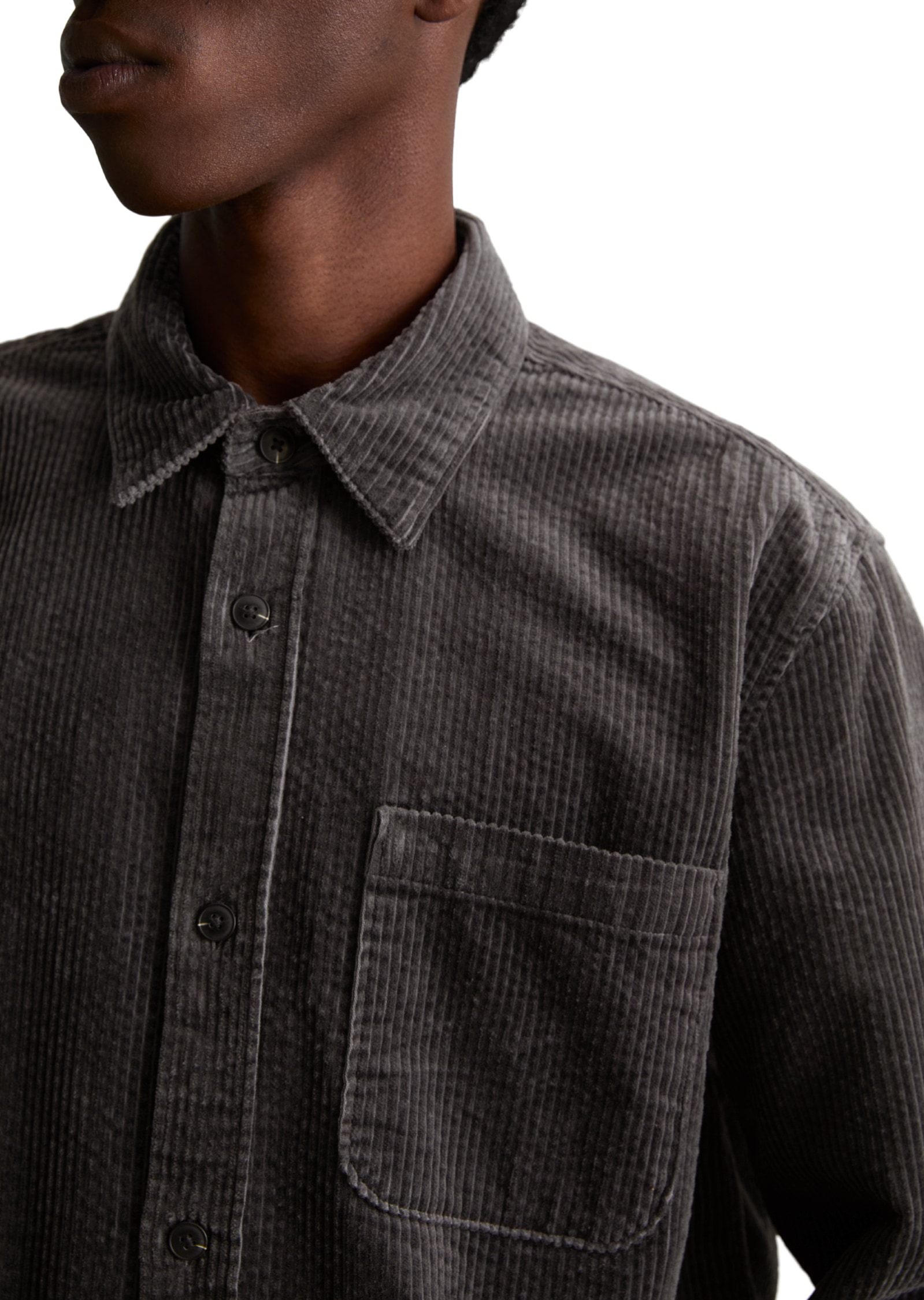 Marc O'Polo DENIM Langarmhemd »regular aus reine Bio-Baumwolle« Cordhemd