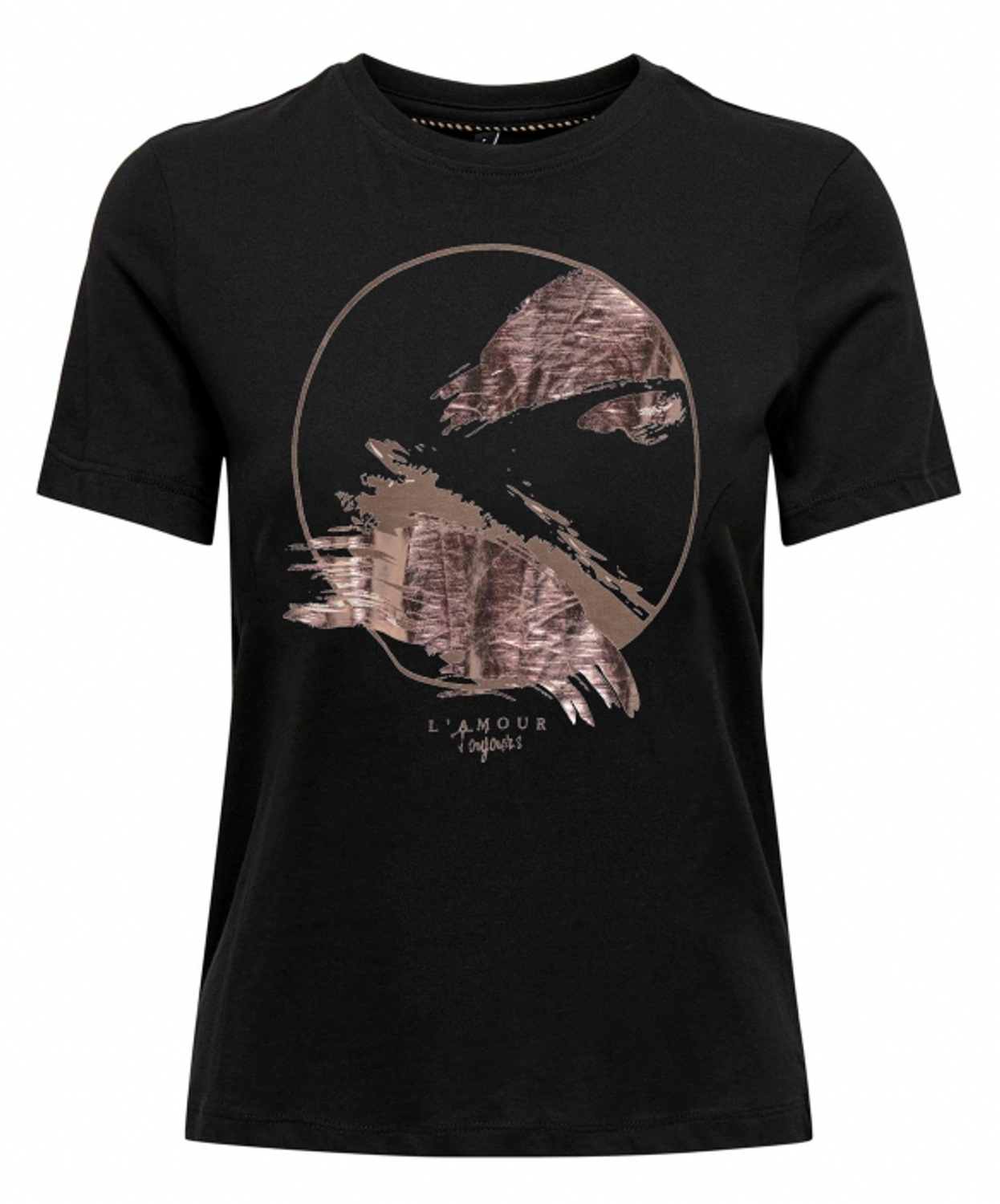 Thumbnail - ONLY Kurzarmshirt "ONLKITA LIFE REG S/S MIX TOP CS JRS EX." Baumwolle, regular fit