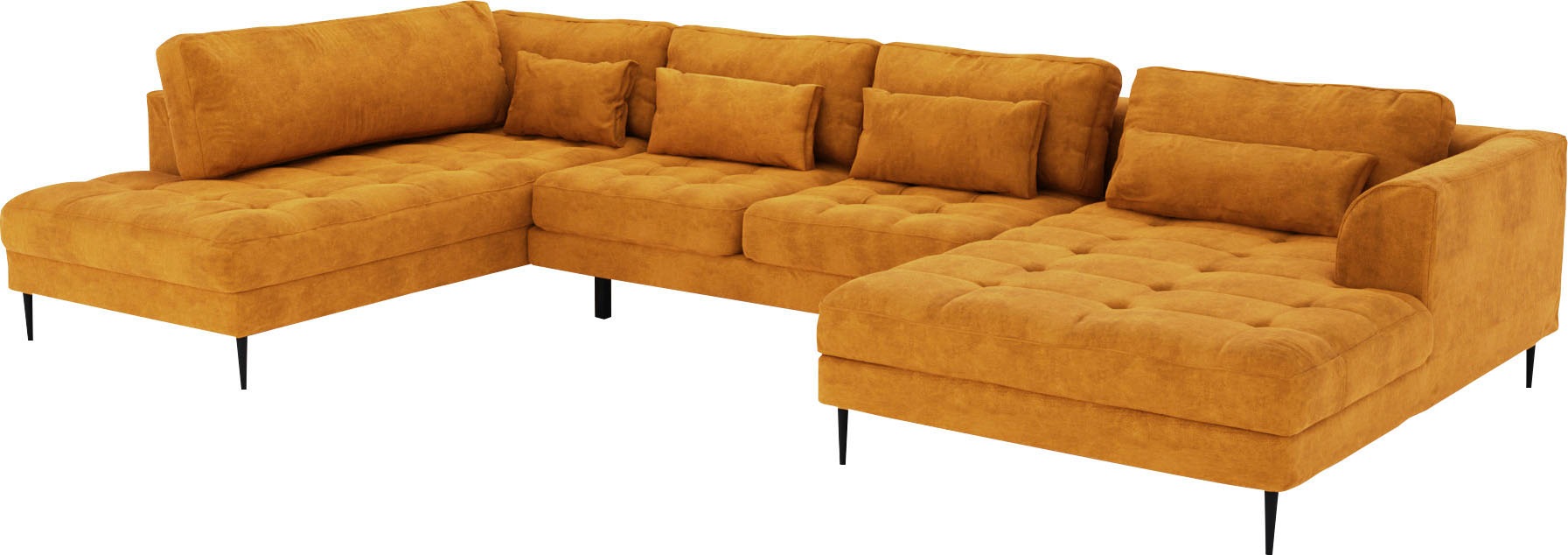 Thumbnail - TRENDMANUFAKTUR Wohnlandschaft "Luzi, gemütliches Sofa, extra viel Platz, viele Kissen, OTTOs Choice", Designsofa mit to...