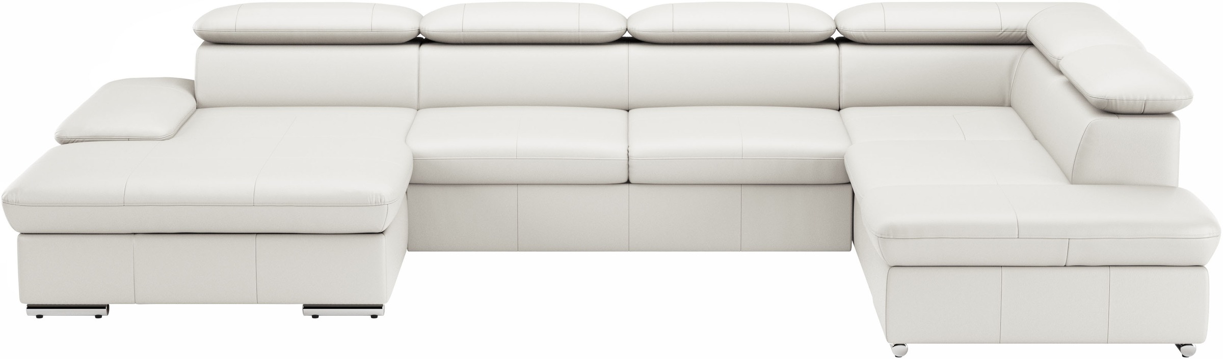 sit&more Wohnlandschaft "Valantine U-Form, B: 349 cm" mit Arm- & Kopfteilverstellung, optional mit Schlaffunktion