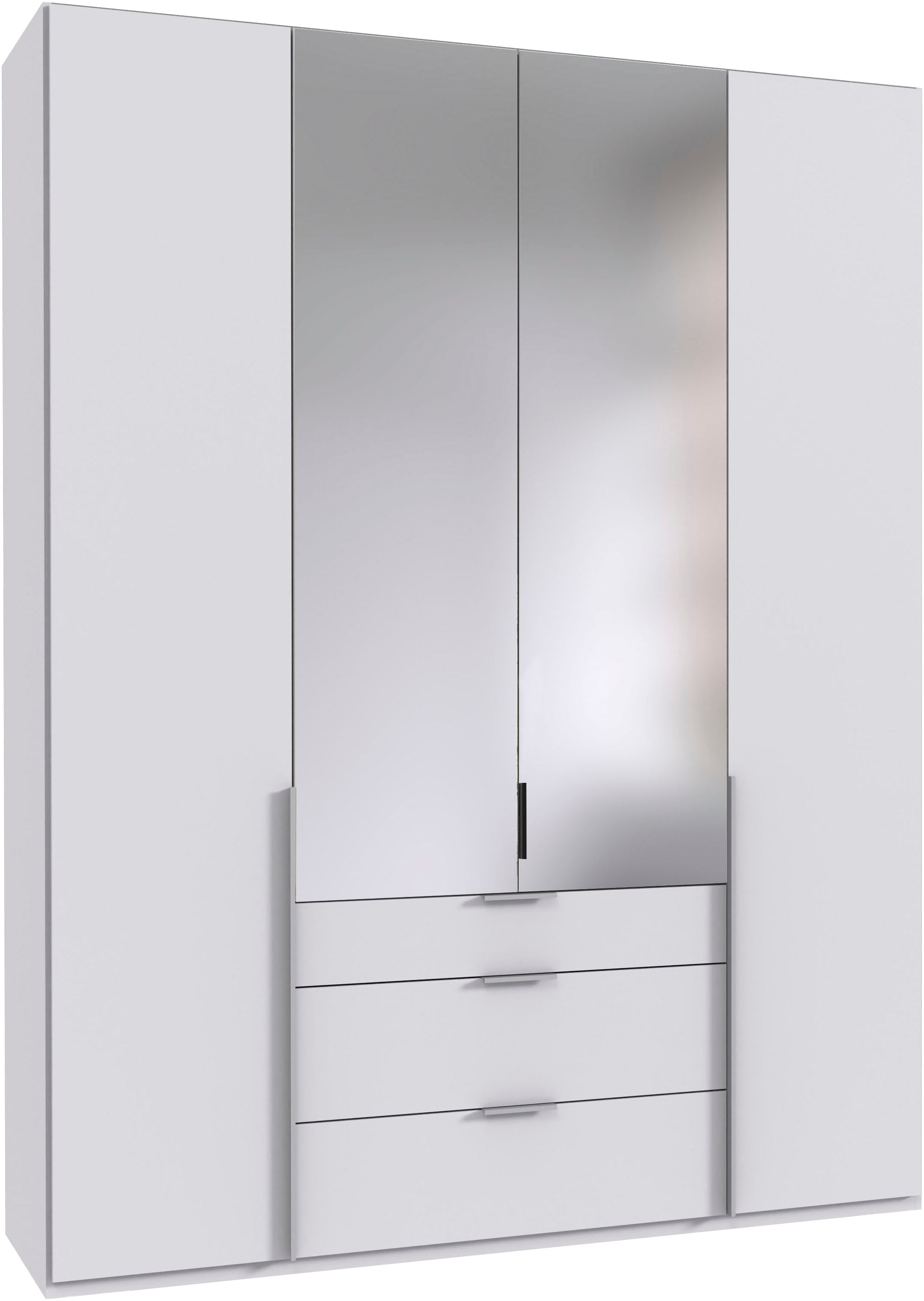 Wimex Drehtürenschrank "Mugano" mit langen oder kurzen Griffen aus Metall, günstig online kaufen