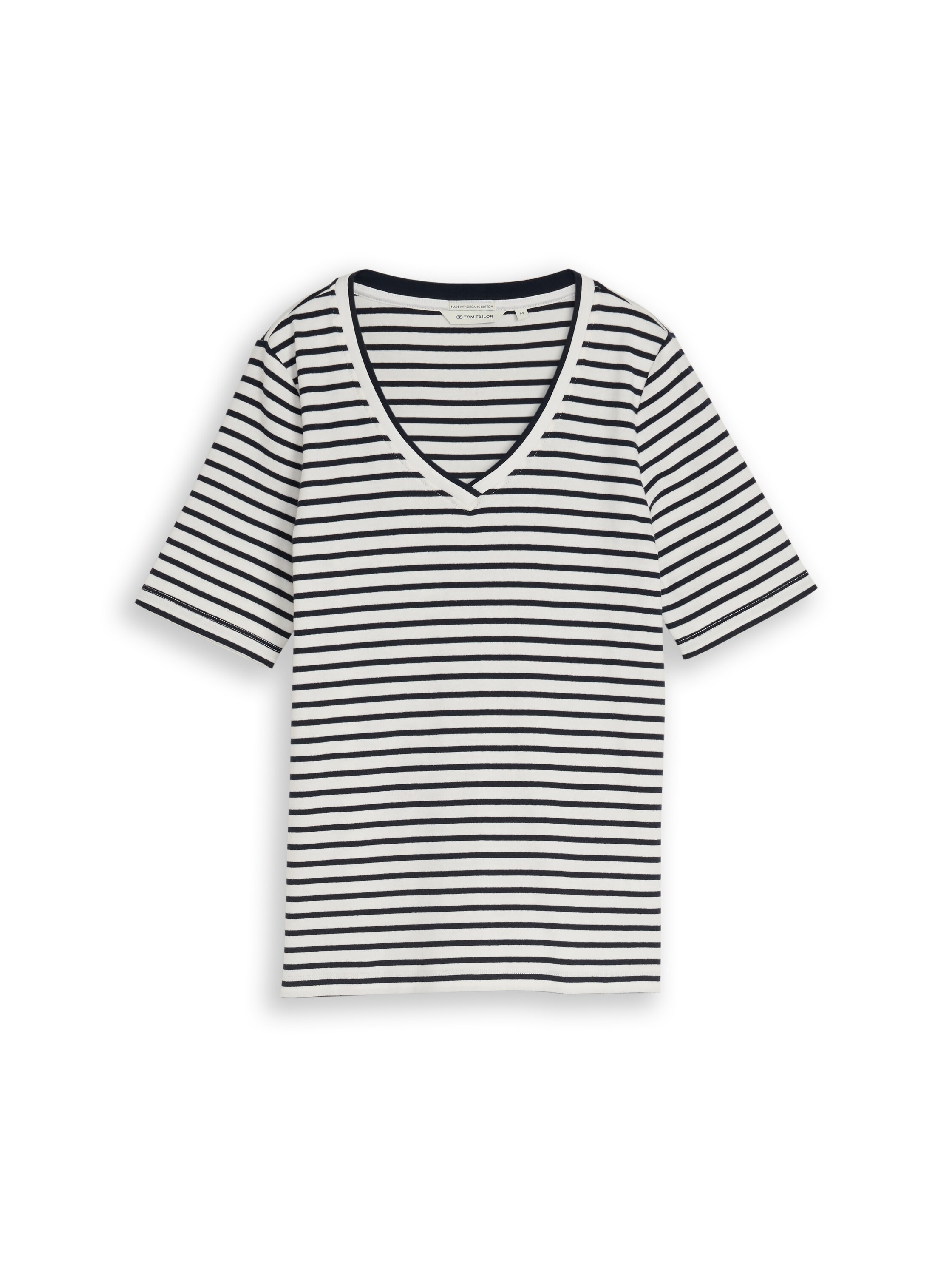 TOM TAILOR T-Shirt mit Kontrast Detail