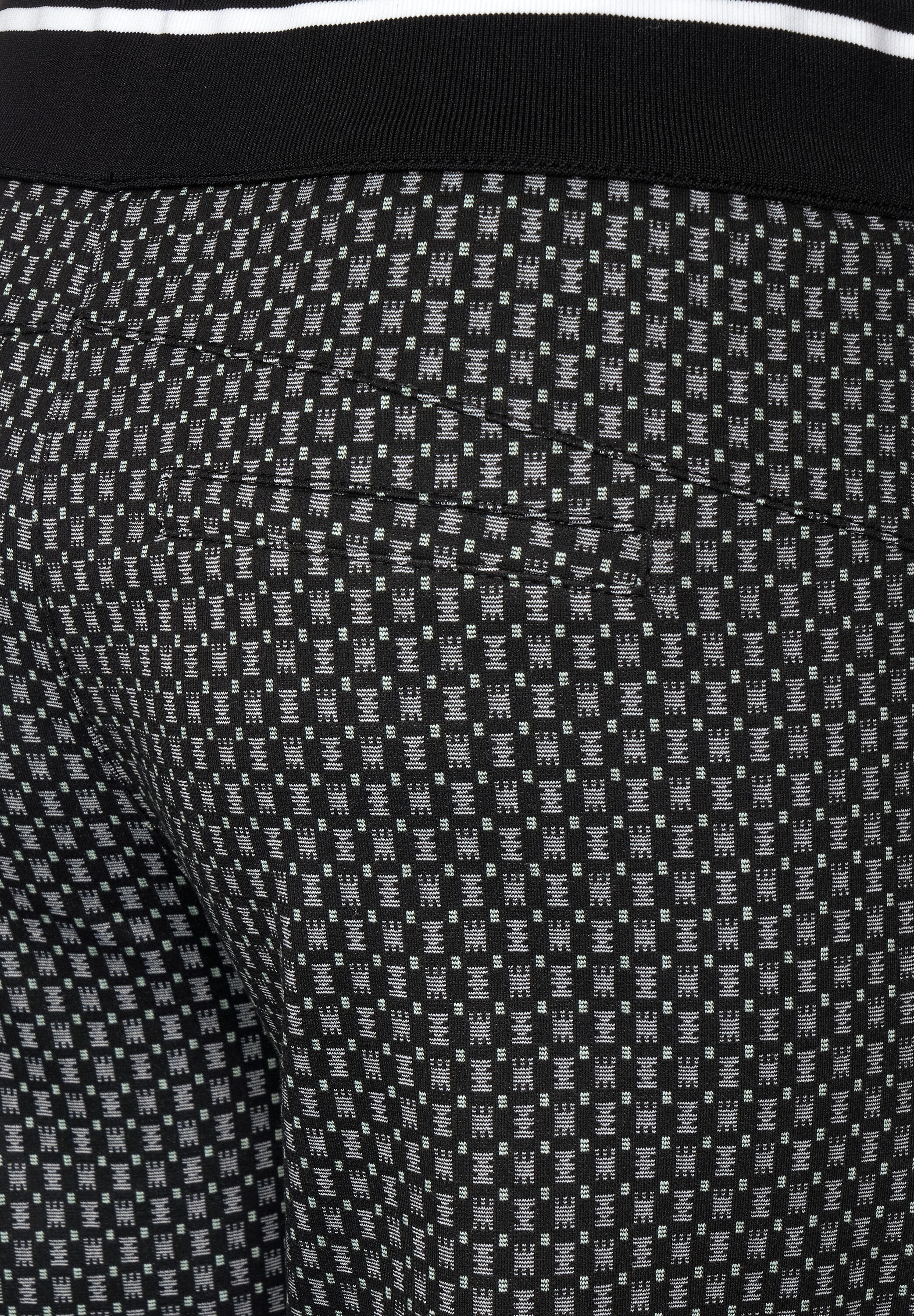 STREET ONE Dehnbund-Hose, Jacquard