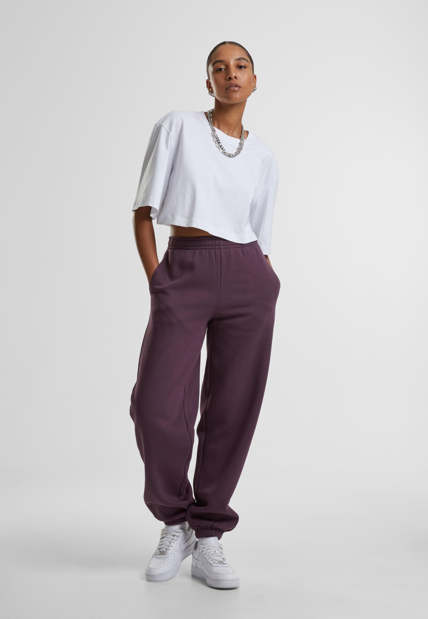 URBAN CLASSICS Jogginghose »Urban Classics Ladies Fluffy Sweatpants«, (1 tlg.)
