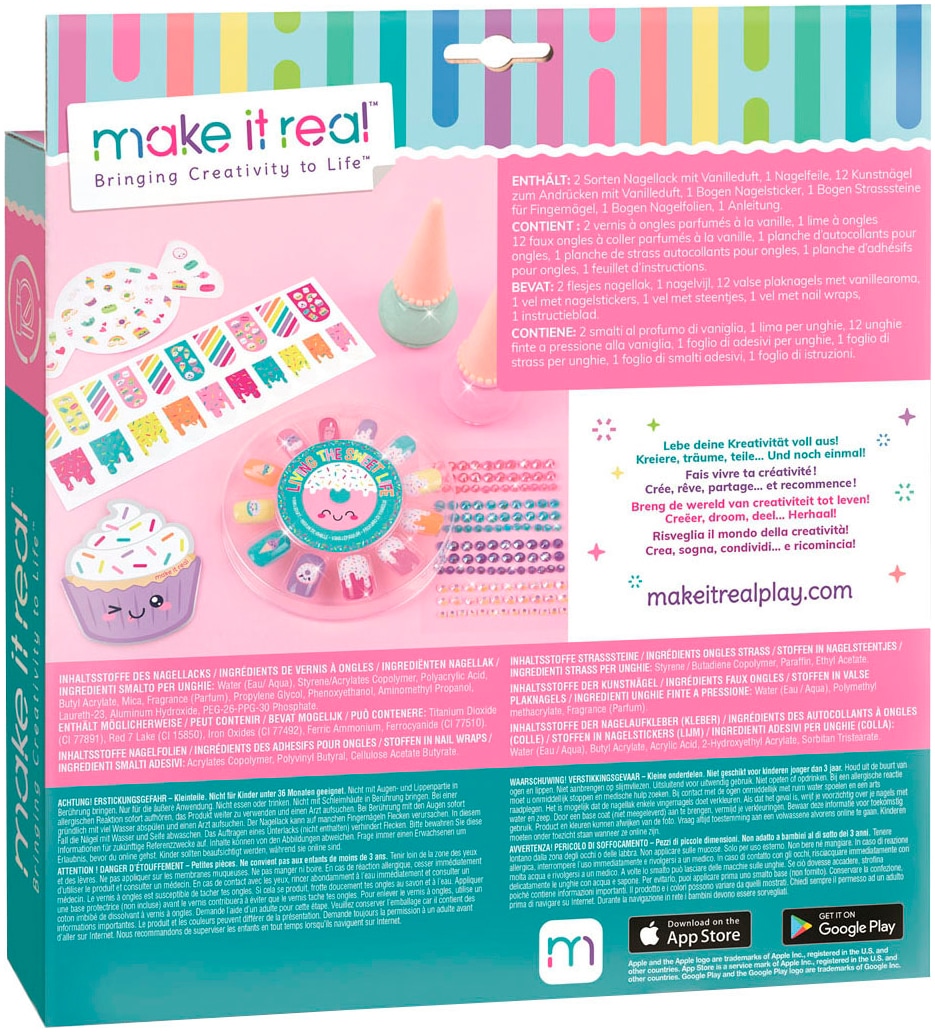 Make it real Kreativset »Süßigkeiten Nagelset mit Vanilleduft«, für Kinder