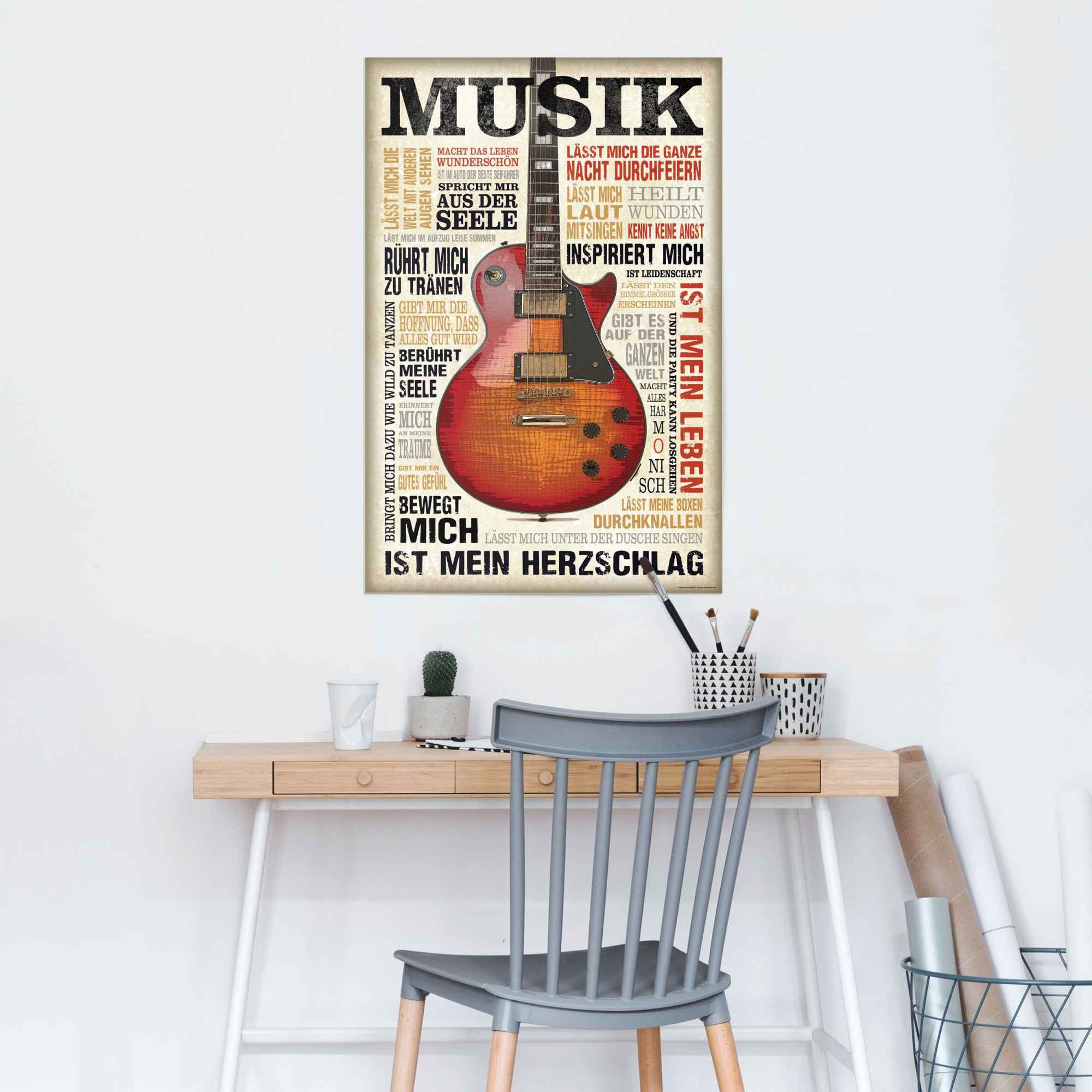 Reinders Poster "Musik ist Leidenschaft", (1 St.) günstig online kaufen