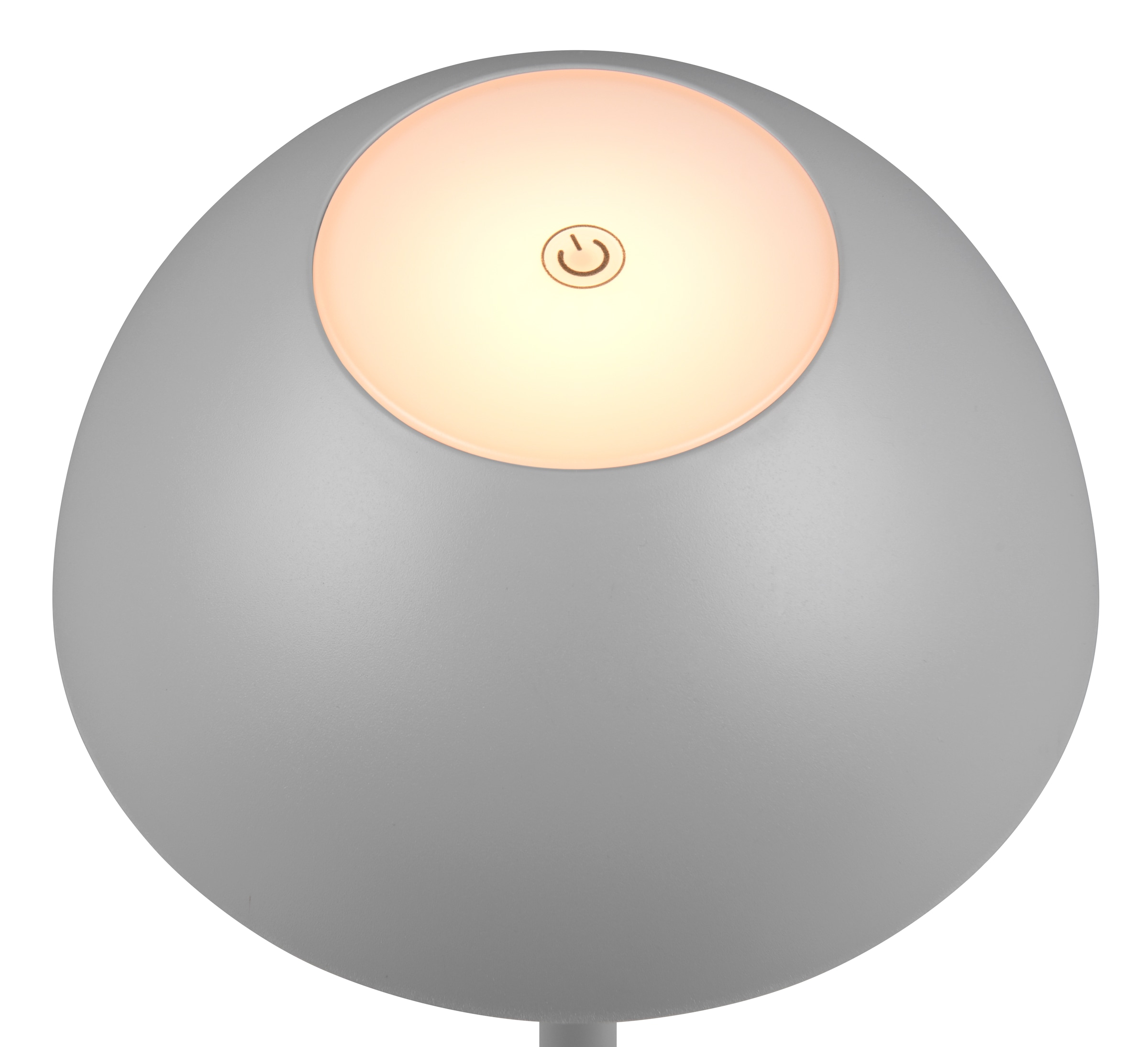 my home LED Außen-Tischleuchte »Abbey Tischleuchte 2er-Set«, 1 flammig, Leuchtmittel LED-Board | LED fest integriert, 2er Set Outdoor Akku Tischlampe Pilzdesign USB-C 4-fach Touch Dimmer