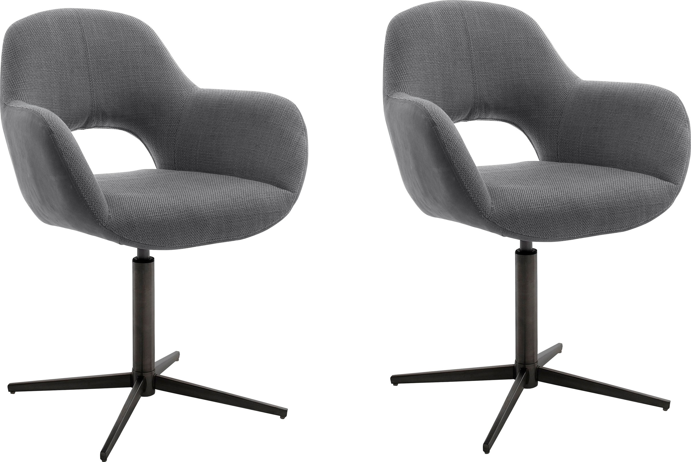 MCA furniture Esszimmerstuhl "Melrose", (Set), 2 St., Stuhl 360drehbar mit günstig online kaufen