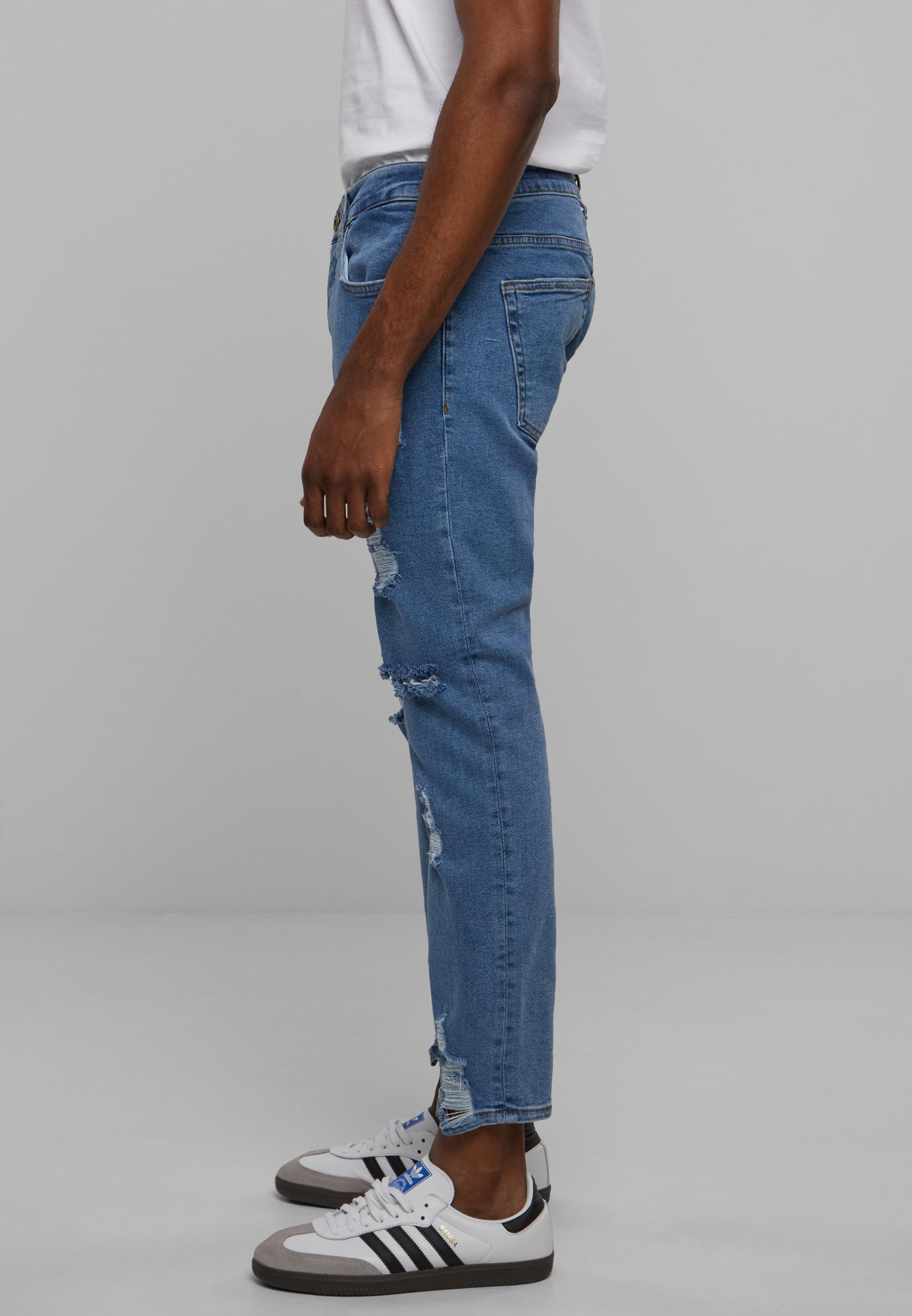 2Y Studios Bequeme Jeans »2Y Studios Herren 2Y Destroyed Cropped Skinny Denim«