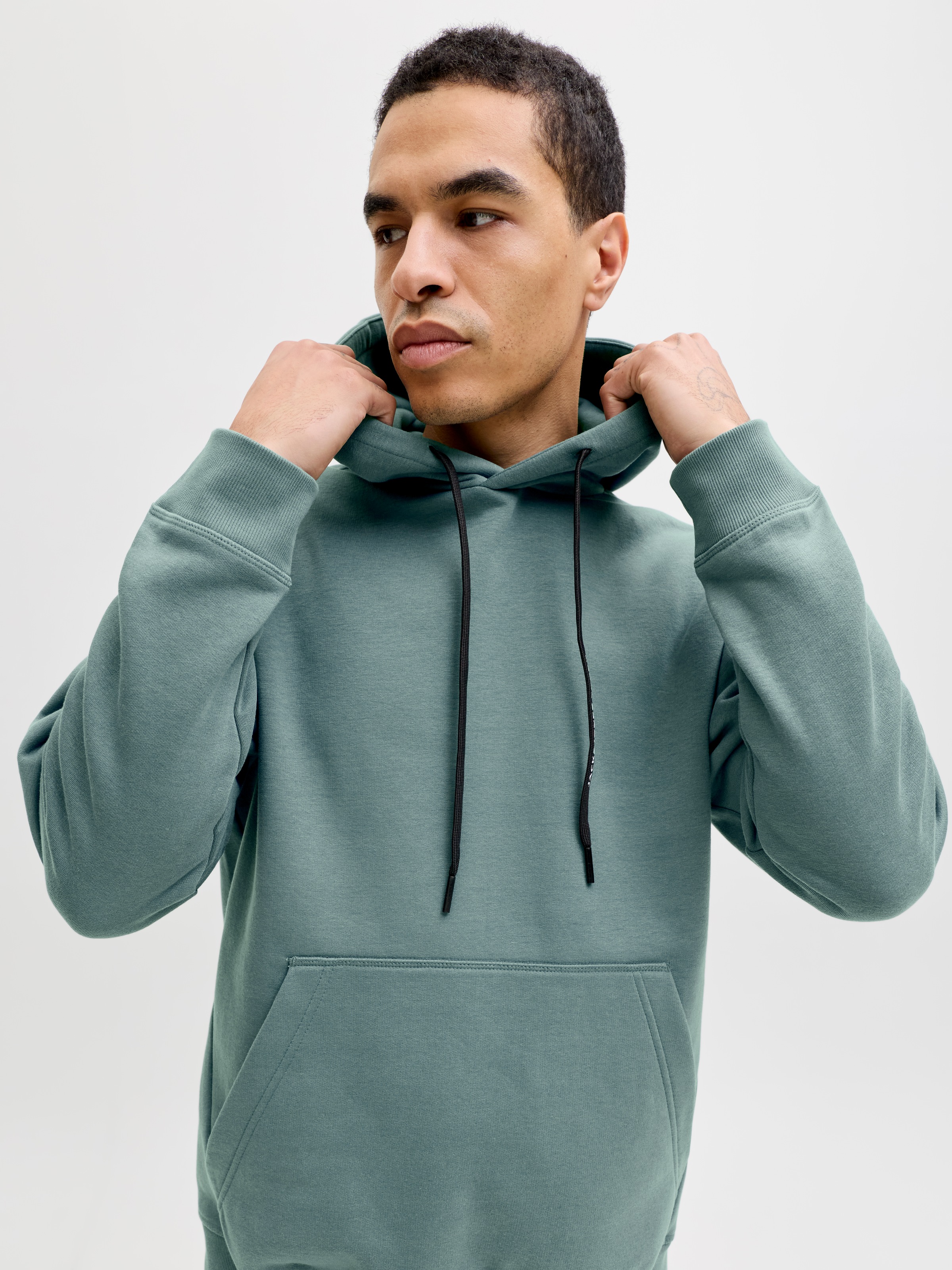 Jack & Jones Kapuzensweatshirt "JCOFUSION SWEAT BADGE HOOD" günstig online kaufen