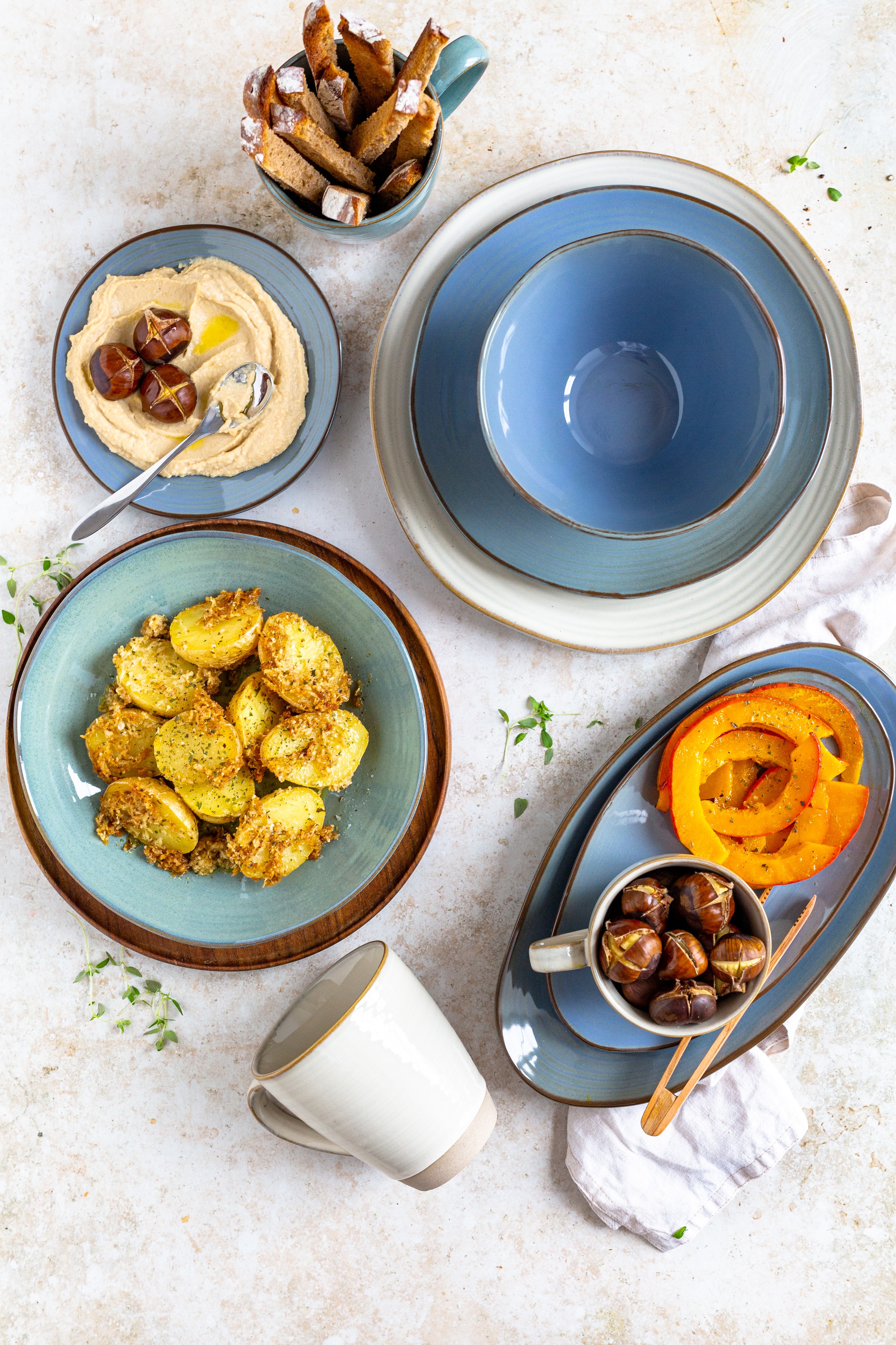 MÄSER Kombiservice "NOTTINGHAM, Geschirr-Set, Keramik" günstig online kaufen