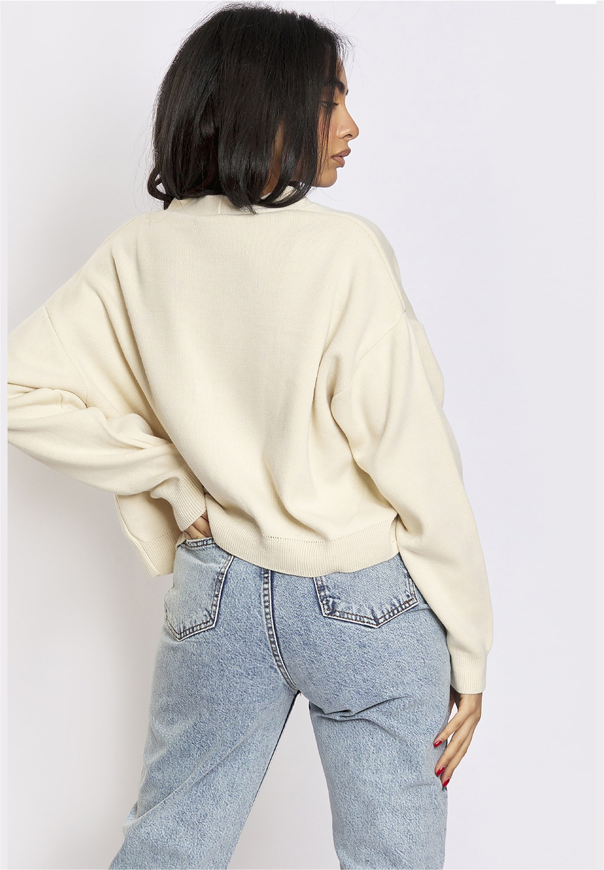 freshlions Strickjacke »Aylen«, mit kurzem Schnitt