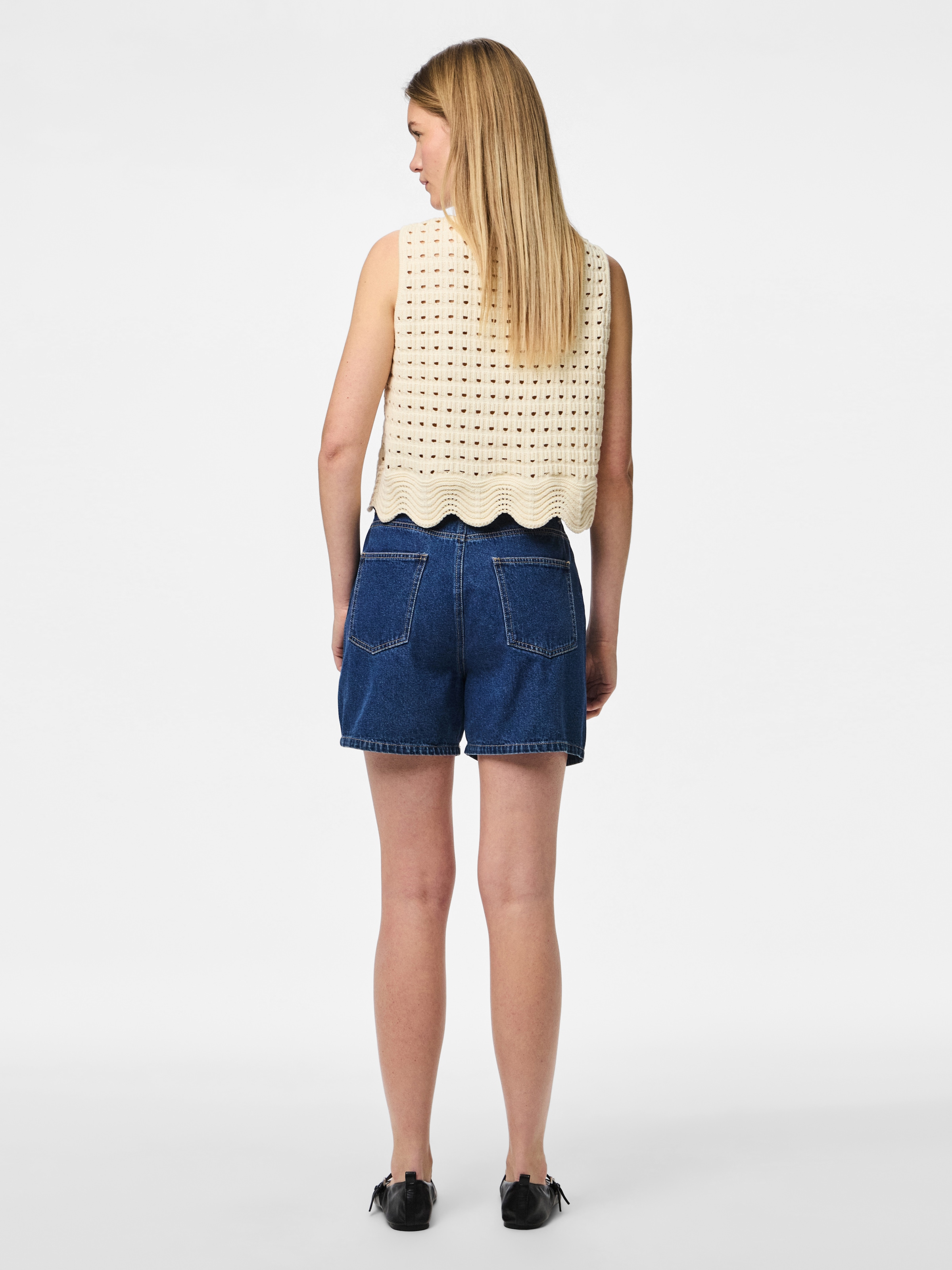 pieces Jeansshorts »PCABBI MW SHORTS NOOS«