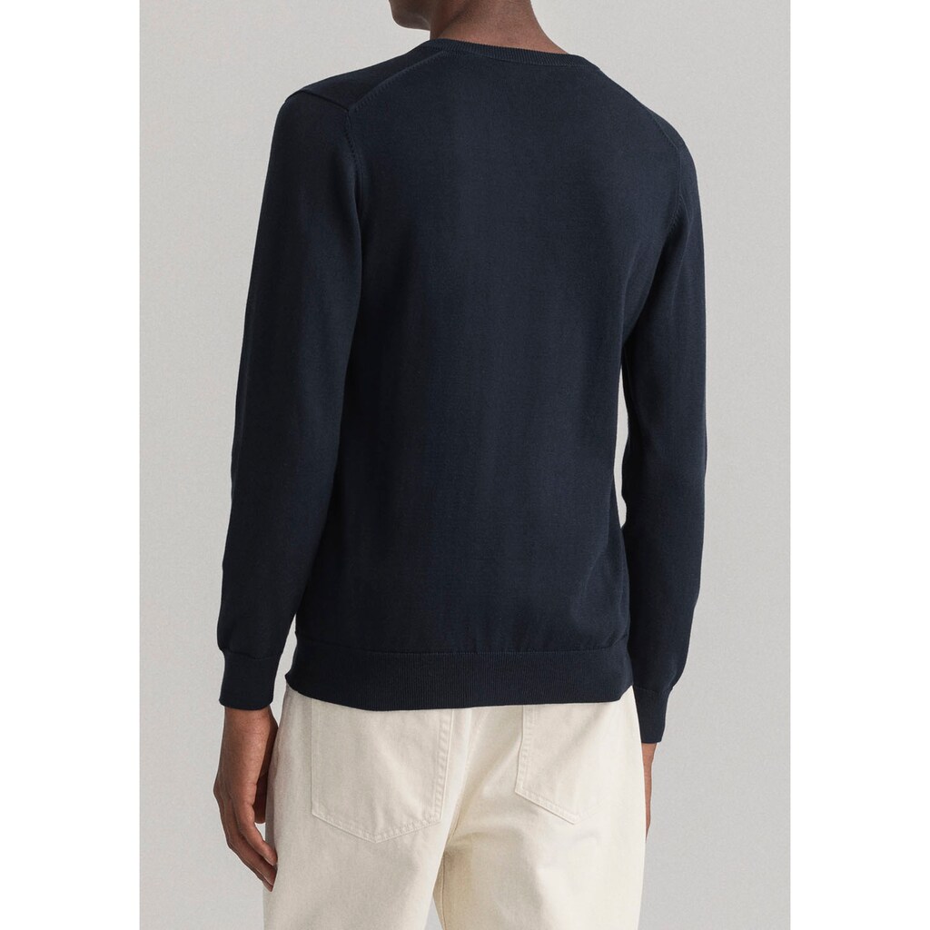 Gant V-Ausschnitt-Pullover »Classic Cotton V-Neck«