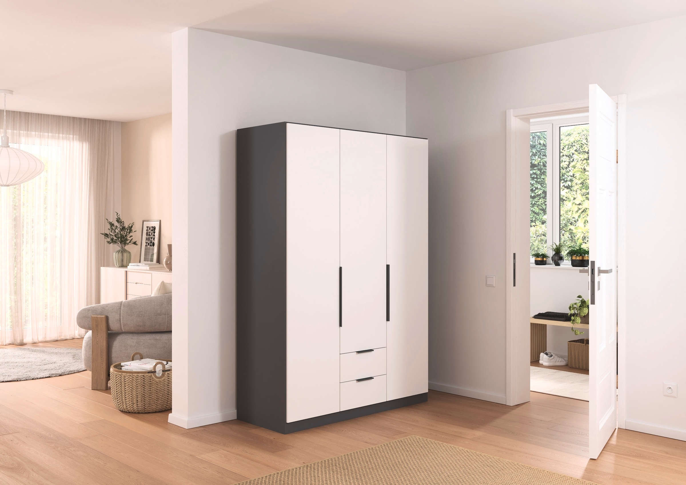 rauch Drehtürenschrank "Kleiderschrank Schrank Garderobe KREFELD optional m günstig online kaufen