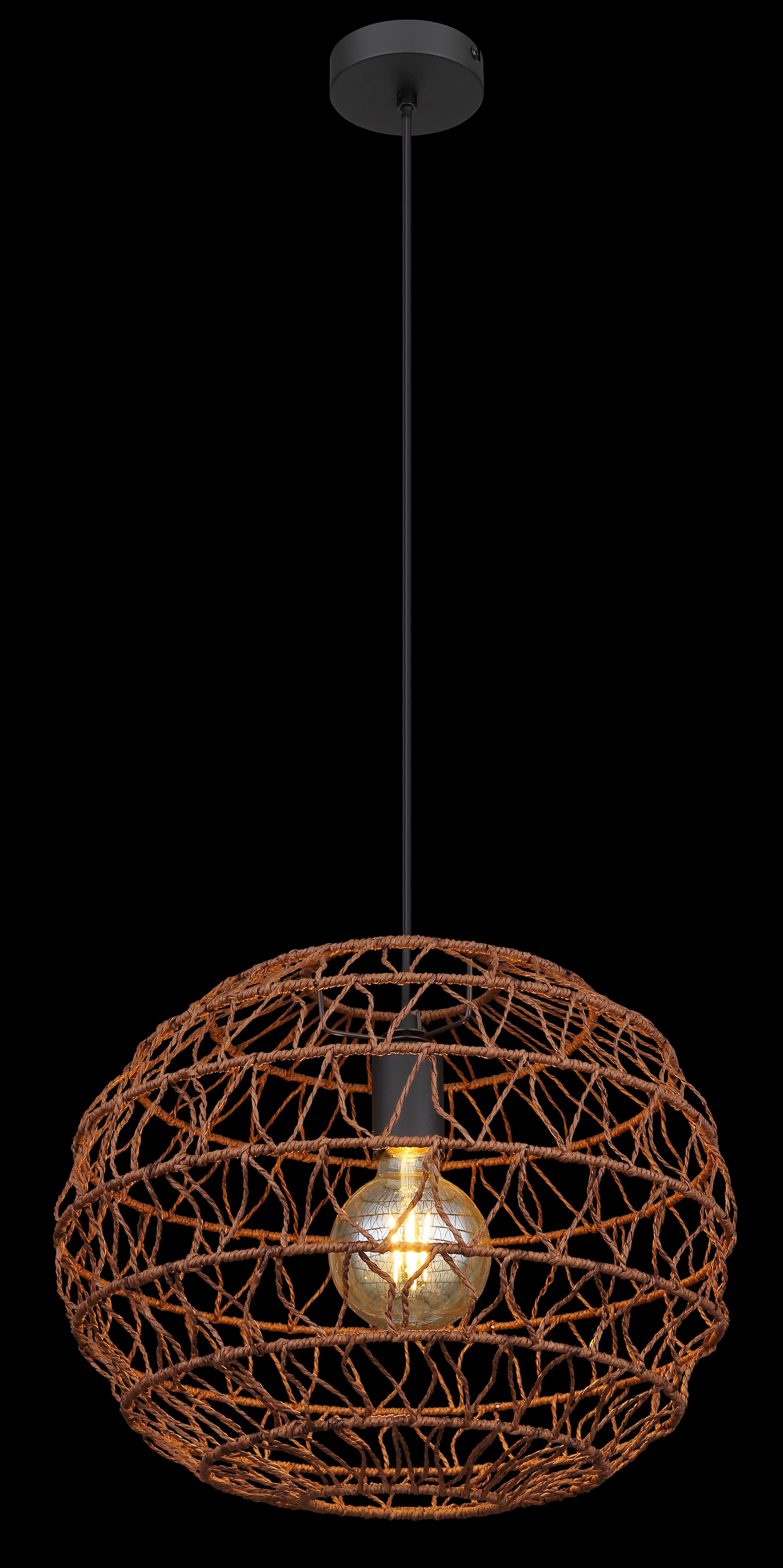 GLOBO LIGHTING Hängeleuchte »SENNI« E27 1 Stk. Hängeleuchte für Esszimmer, Papier