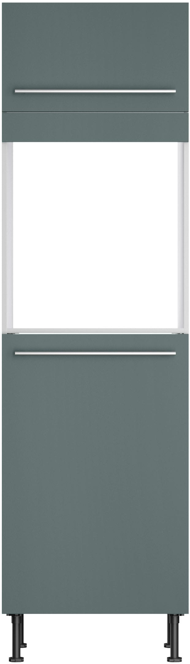 OPTIFIT Backofen/Kühlumbauschrank »Bern2«, B 60 cm, H 211,8 cm, 1 Klappe, 1 Tür (H 89,2 cm), 1 feste Blende