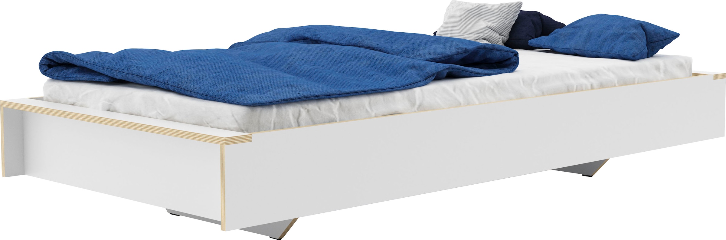 Müller SMALL LIVING Einzelbett »FLAI«, ohne Kopfteil, klassische Höhe 34 cm