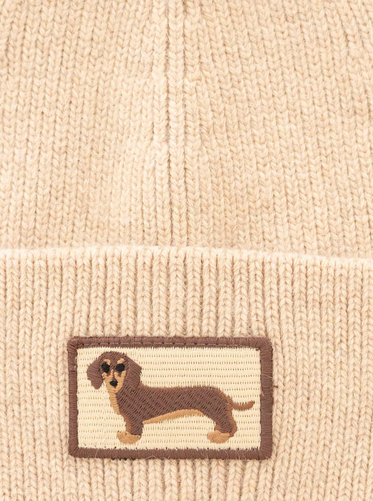 Zwillingsherz Beanie »"Dog Patch"«, mit süßem Dackelmotiv und Wollanteil