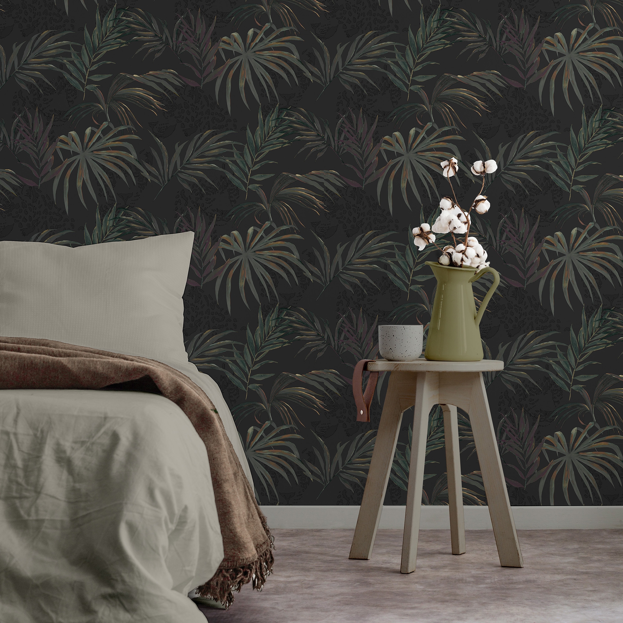 Leonique Vliestapete »Gael Panther«, animal print, Design Tapeten