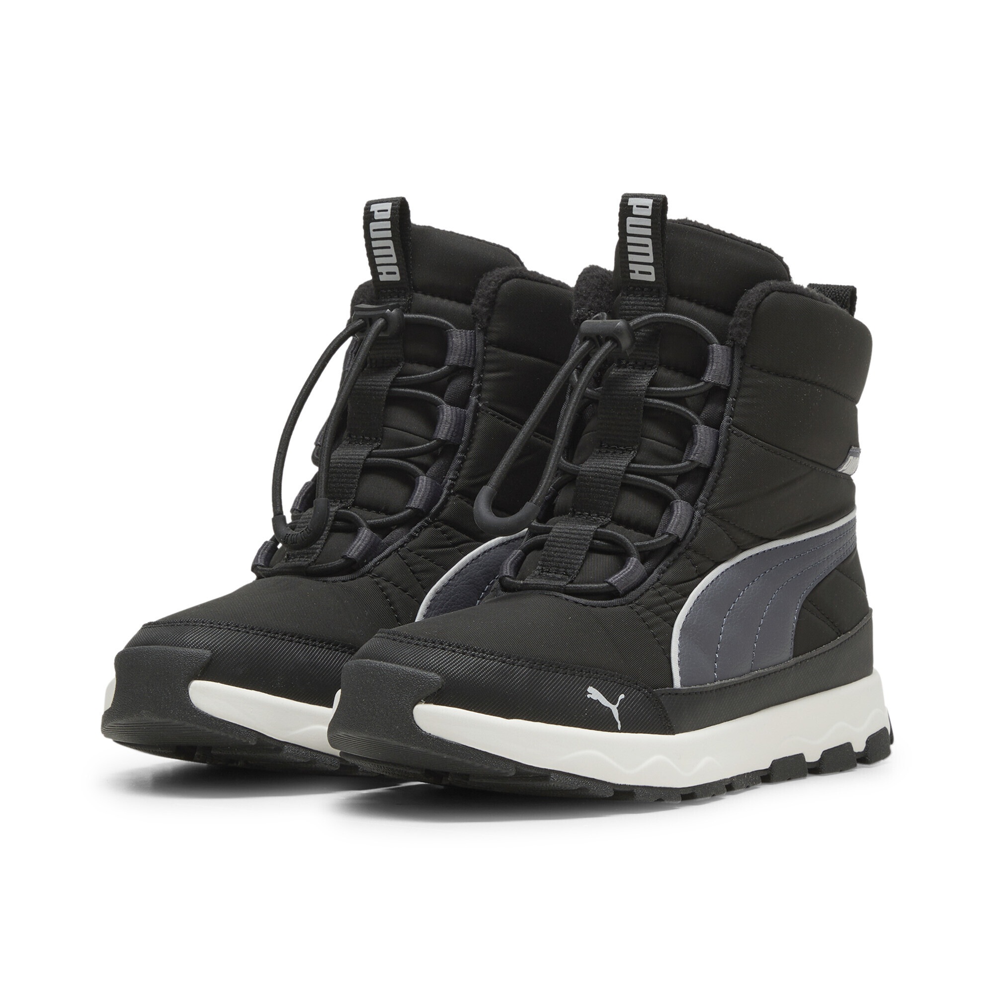 PUMA Jungen Stiefel "PUMA Evolve Stiefel Jugendliche", Gr. 38, weiß, Obermaterial: Textil, Synthetik; Futter: Textil; Innensohle: Textil; Laufsohle: