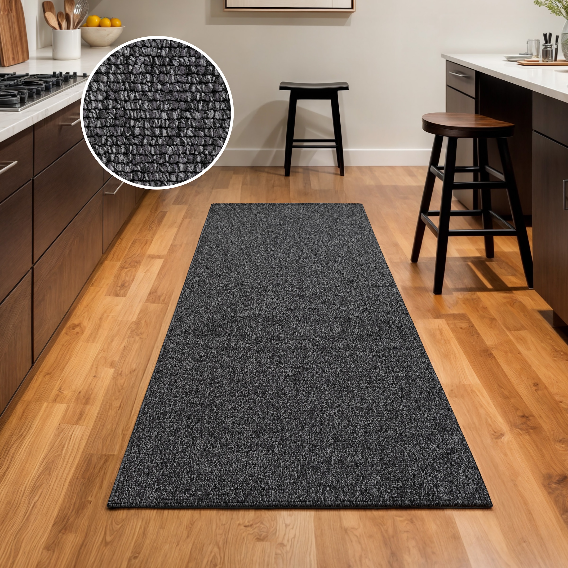 Sanat "Lora Plus, auch als Läufer" rechteckig 5 mm Höhe Kurzflor, uni, gekettelt, Wohnzimmer, Kinderzimmer
