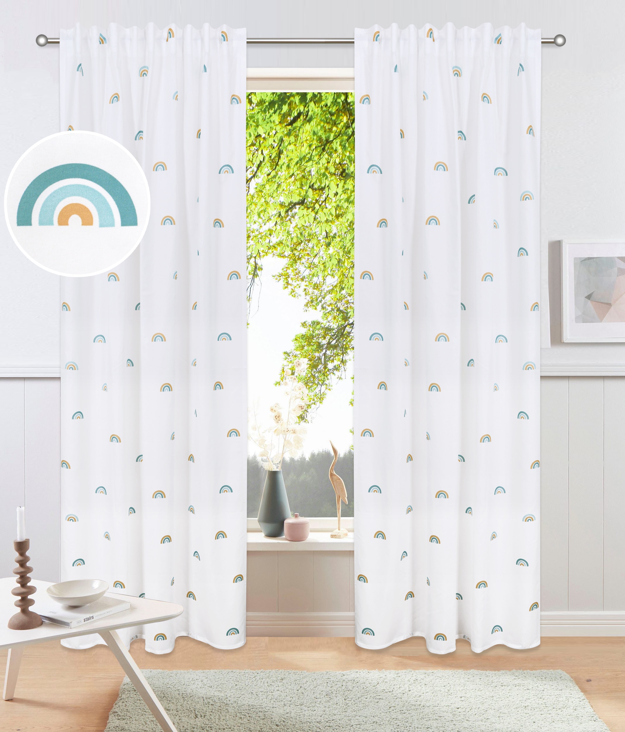 OTTO home Gardine "Elyna" Multifunktionsband 1 Stk. tlg. günstig online kaufen