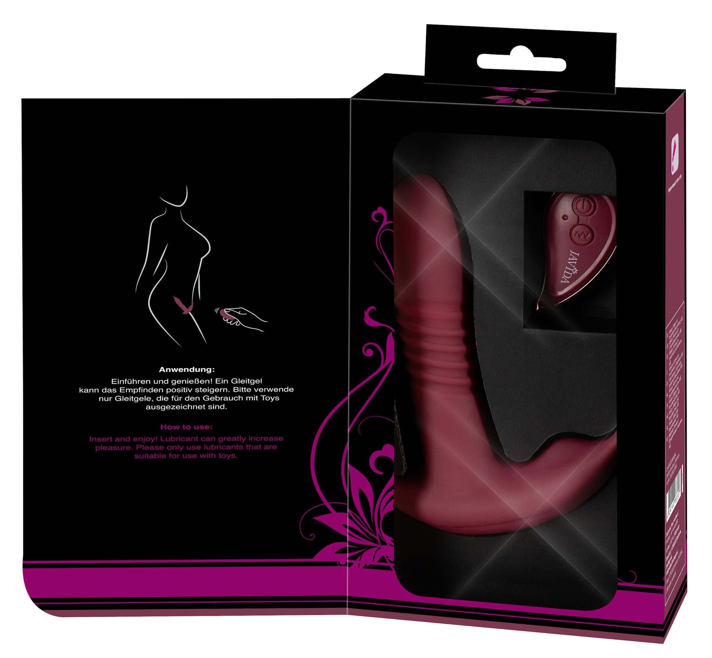 Javida Vibrator »Vibrator RC Hands-free 3 Function Vibrator«