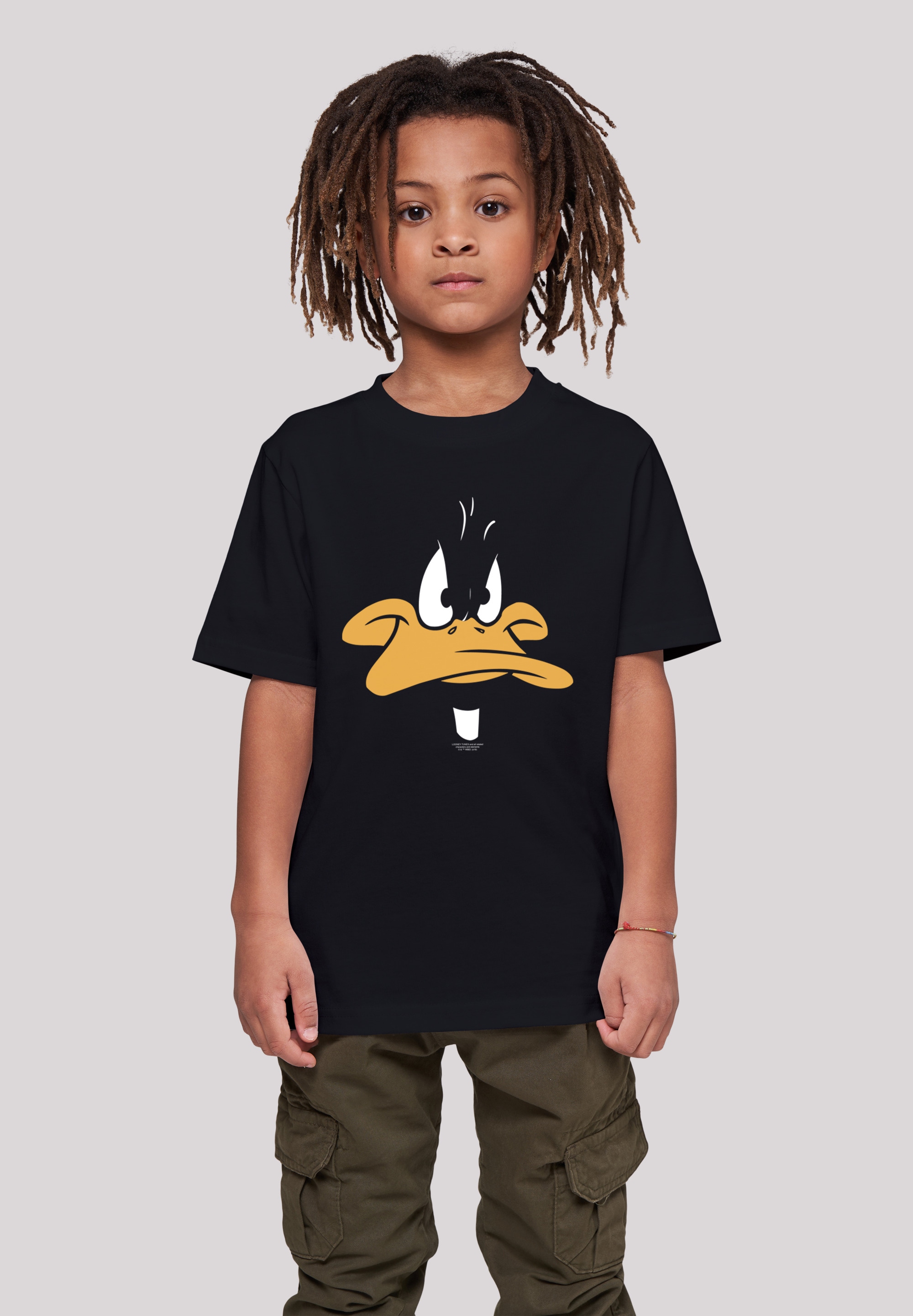 Tunes Daffy »Looney kaufen Merch,Jungen,Mädchen,Bedruckt Big Face«, Unisex T-Shirt BAUR | Duck F4NT4STIC Kinder,Premium