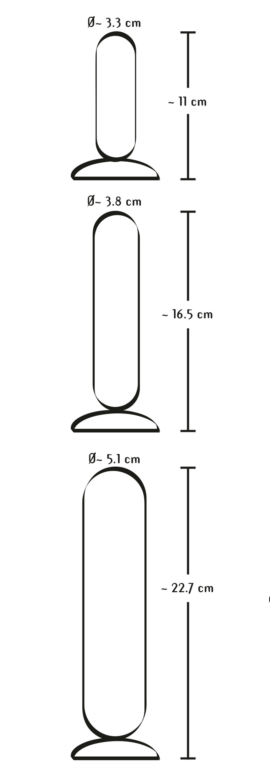 You2Toys Anal-Stimulator »Toy Set Anal-Training-Set Dildos« ()