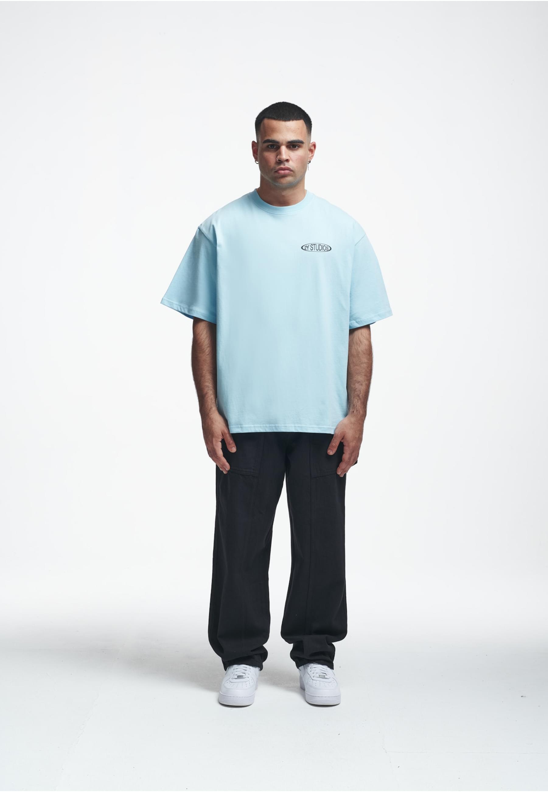 2Y Studios T-Shirt »2Y Studios Herren 2Y Introspect Oversize Tee«, (1 tlg.)