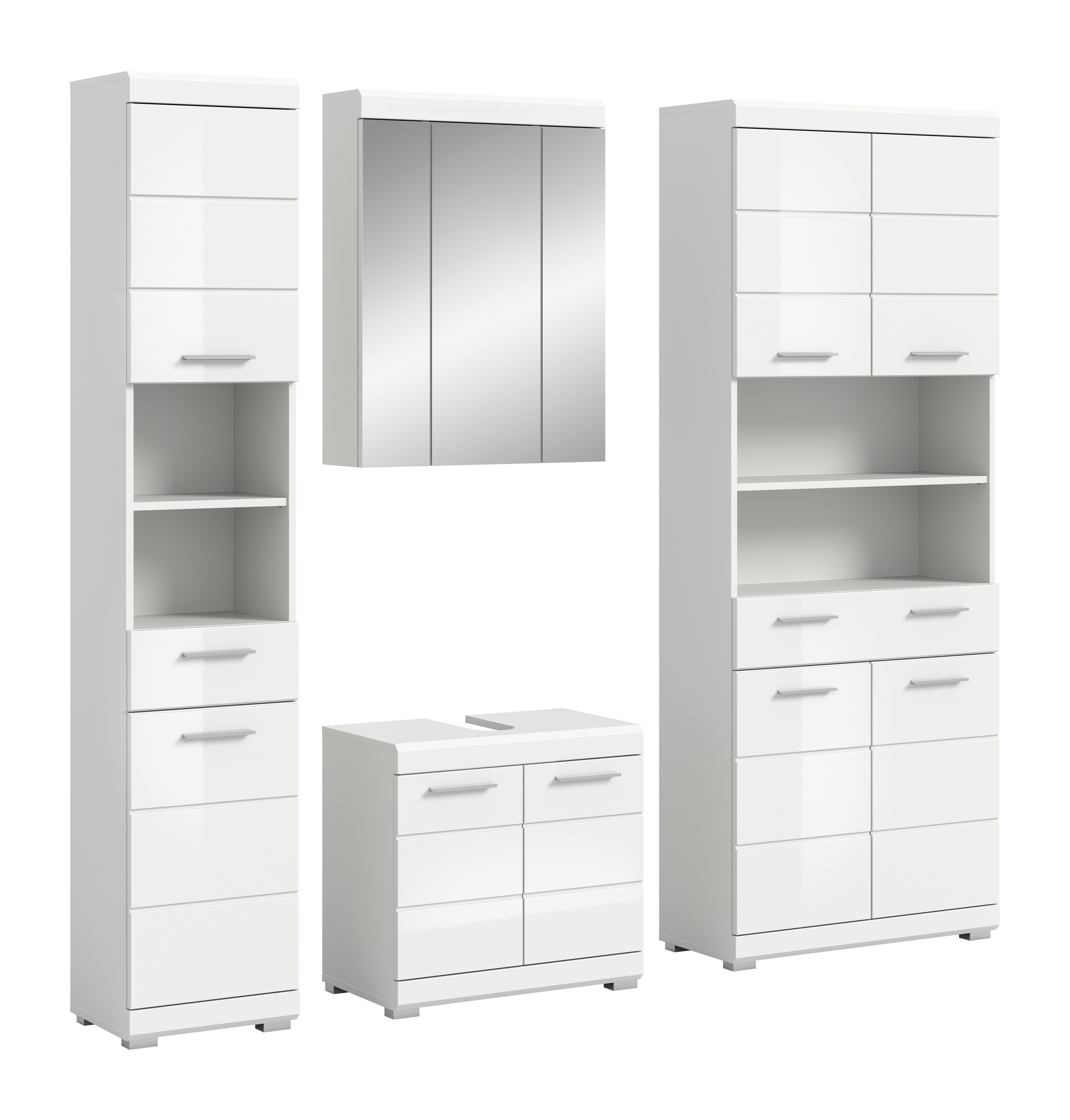 welltime Badmöbel-Set "Siena, 4 teilig, bestehend aus:" Set, TOPSELLER, 4 S günstig online kaufen