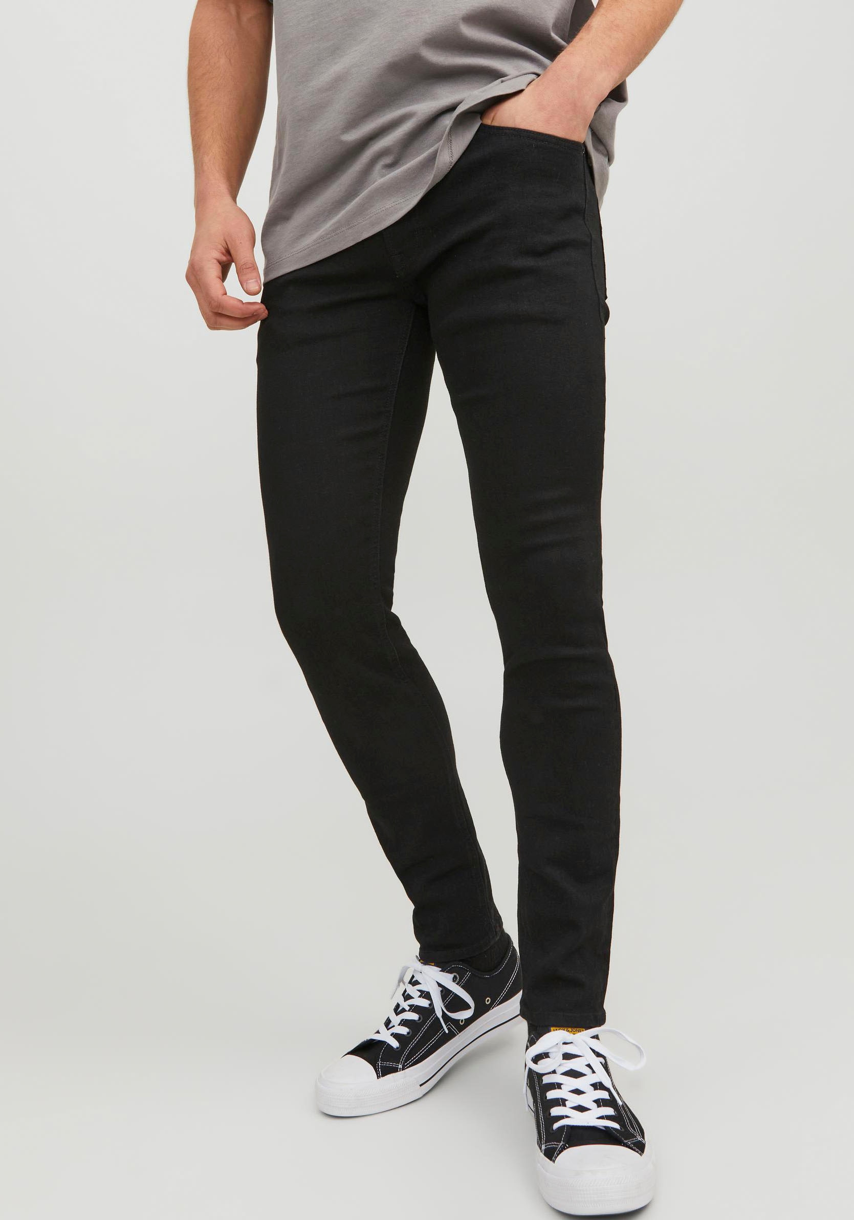 Jack & Jones Skinny-fit-Jeans "JJILIAM Skinny Jeans mit Used-Waschung für s günstig online kaufen