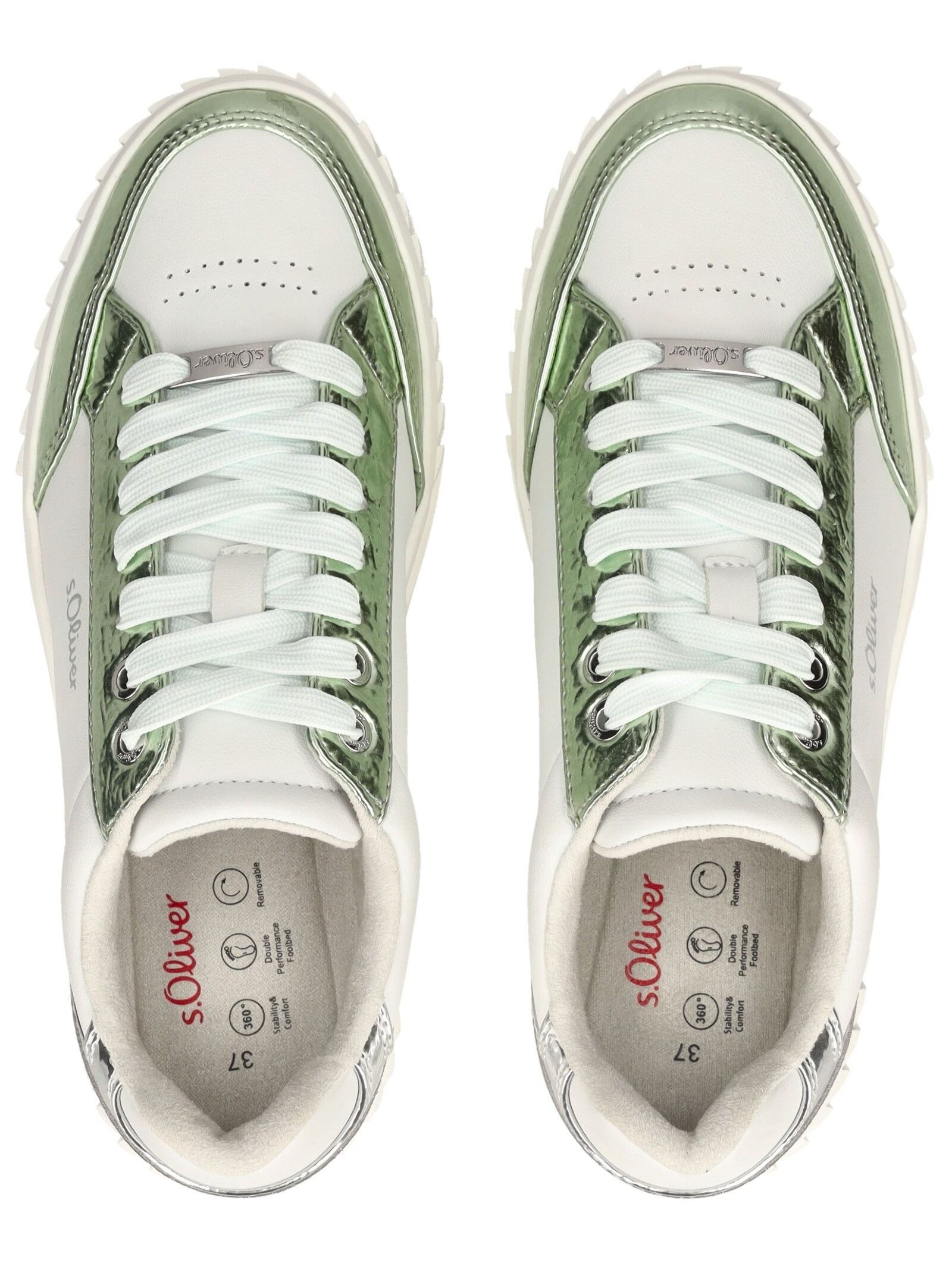s.Oliver Plateausneaker »s.Oliver Sneaker Lederimitat«