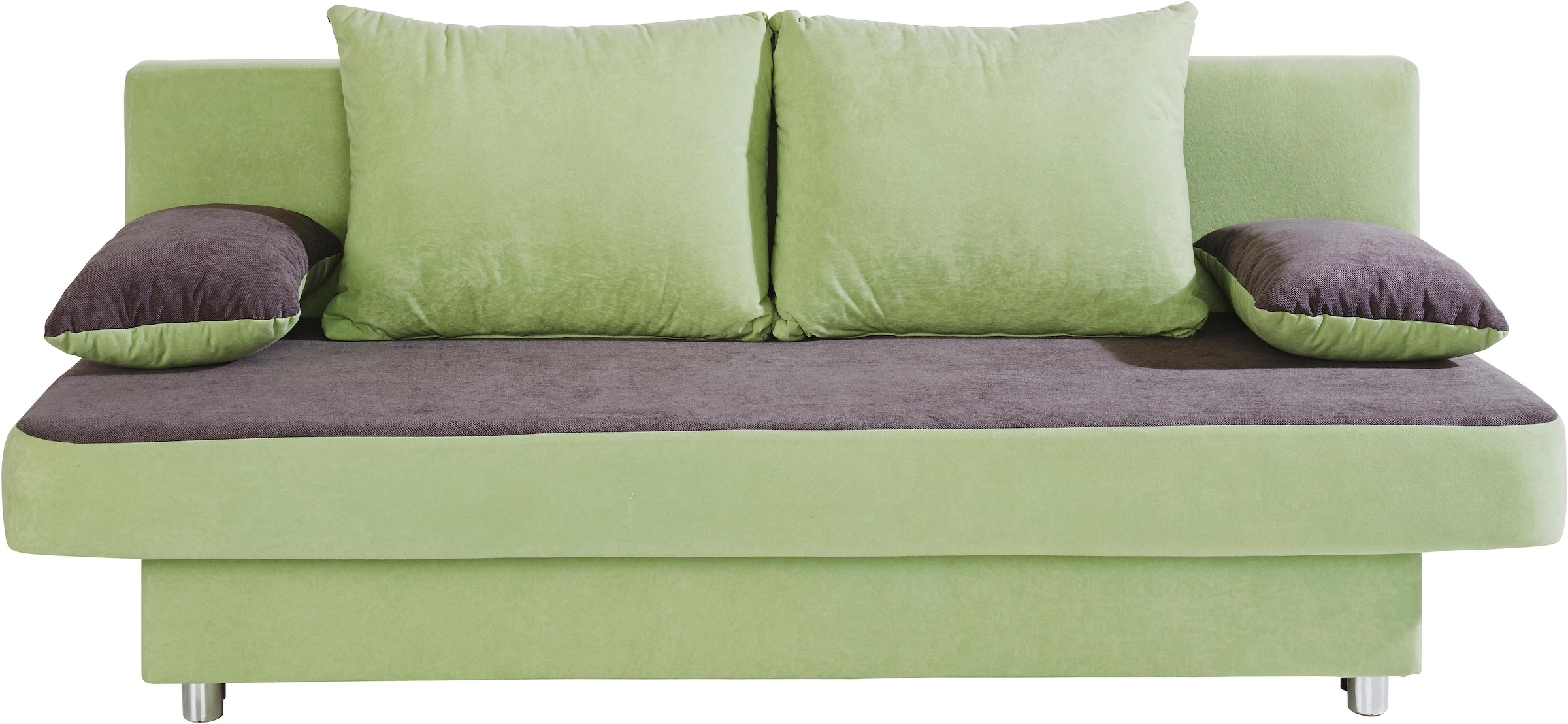 COLLECTION AB Schlafsofa »Ulla inkl. Bettfunktion und Bettkasten«, Schlafsofa,Bettfunktion,Bettkasten,inkl. Rückenkissen,Armlehnekissen