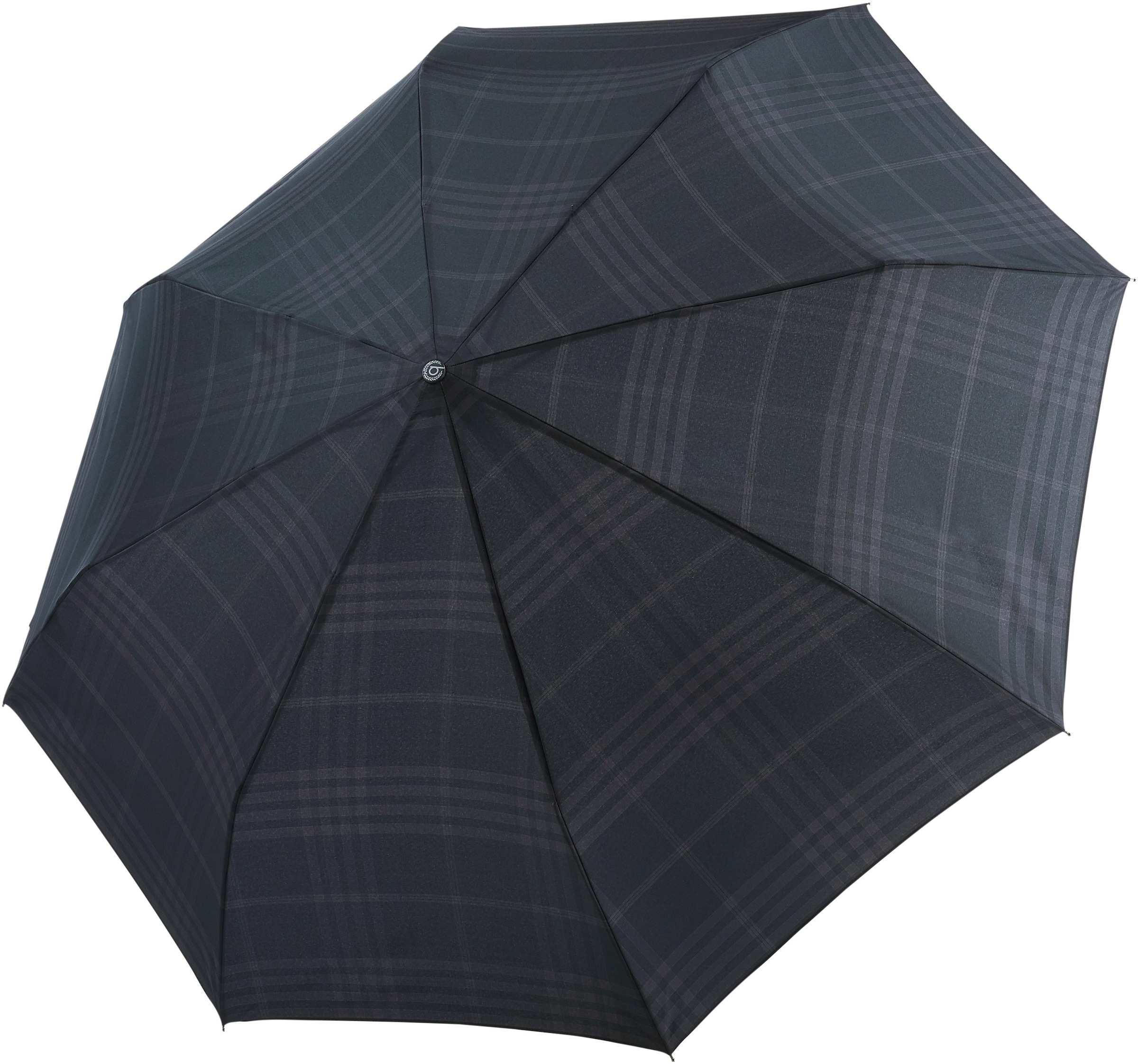 Taschenregenschirm »GRAN TURISMO, karo schwarz«