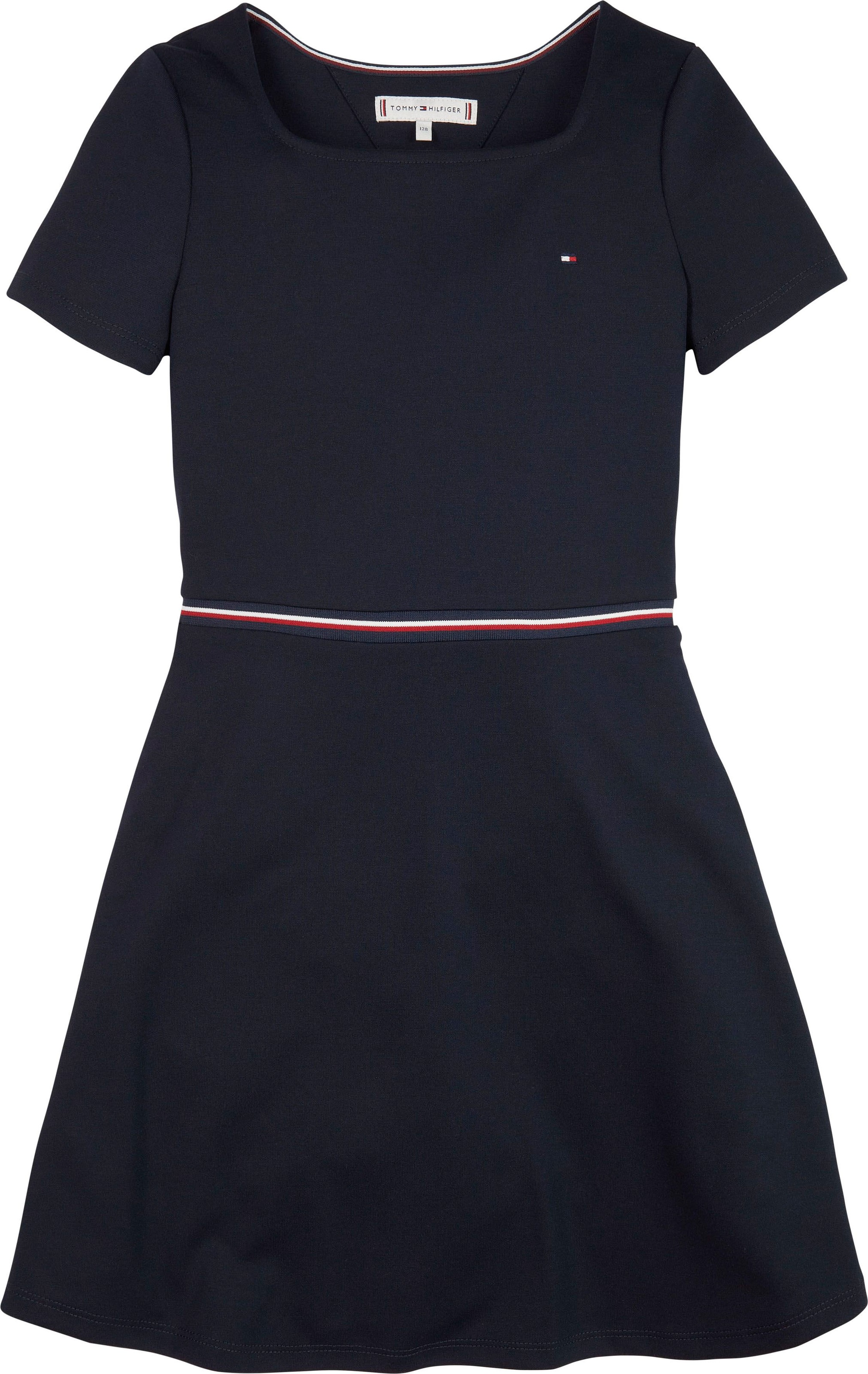 Tommy Hilfiger Skaterkleid »PUNTO SKATER DRESS S/S«, mit kurzen Ärmeln kaufen