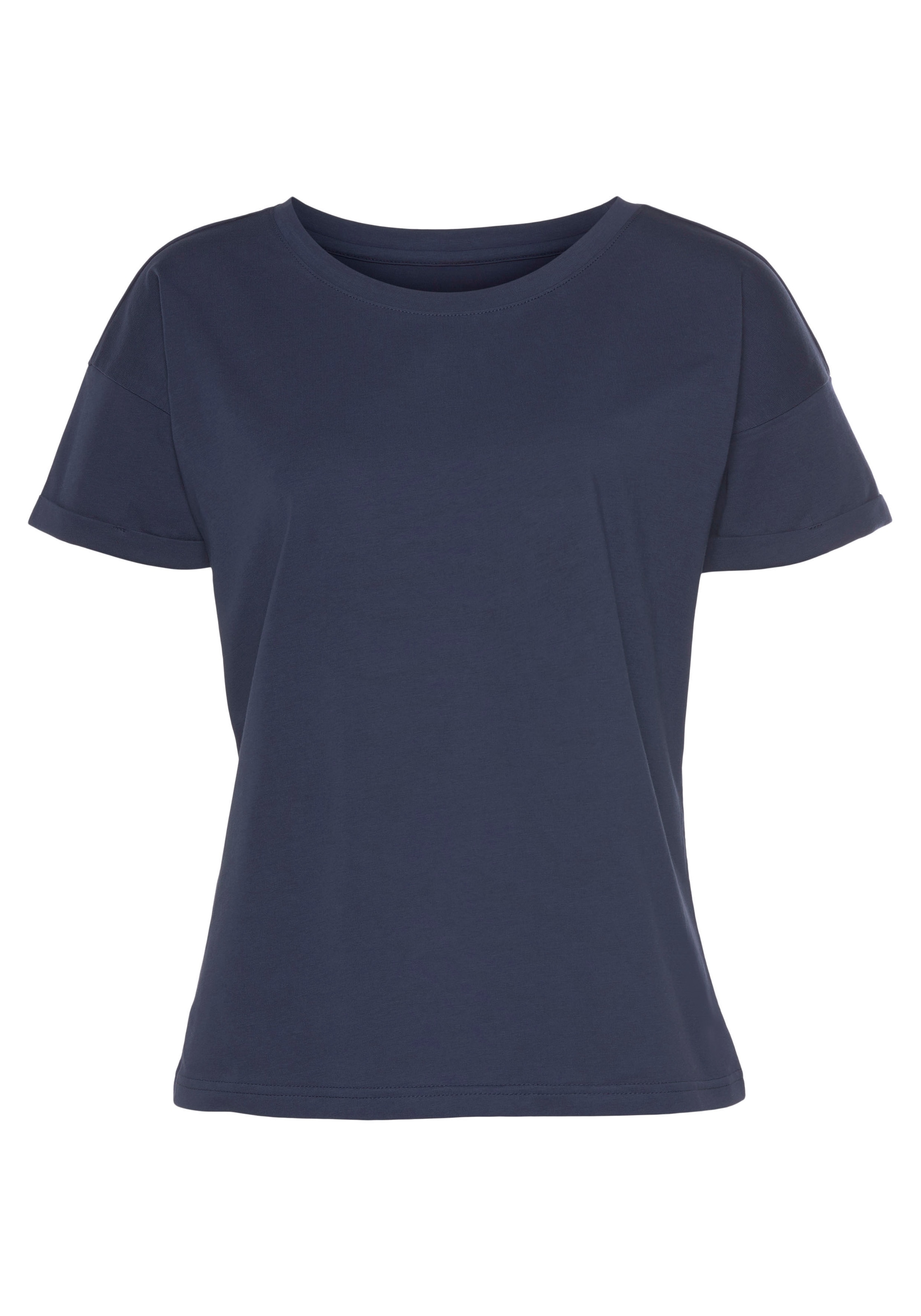 | Ärmelaufschlag«, maritimen »mit BAUR T-Shirt H.I.S Loungewear im bestellen Stil,