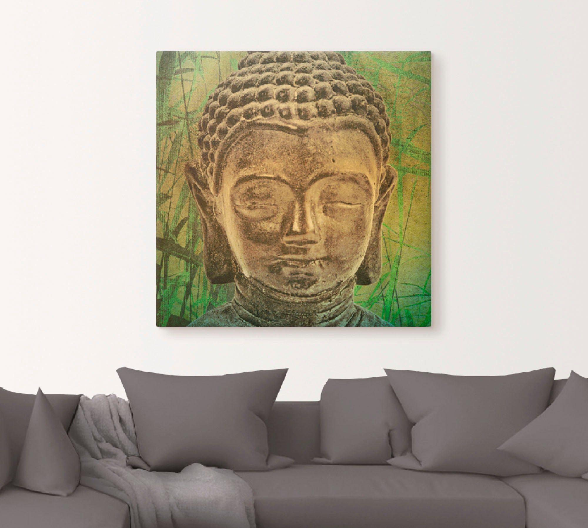 Artland Wandbild »Buddha II«, Religion, (1 St.), als Leinwandbild, Poster in verschied. Größen