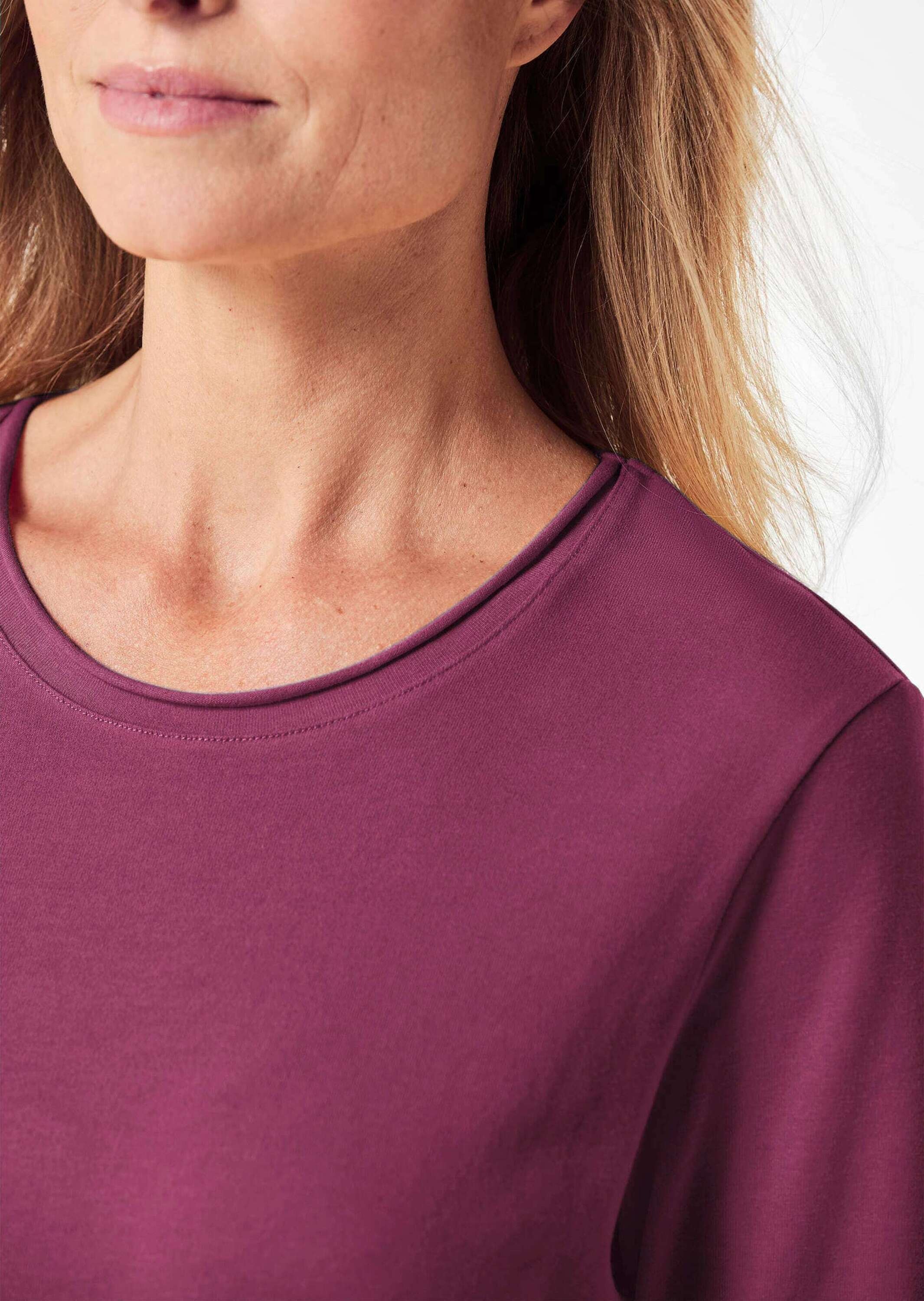 GOLDNER Longpullover »Shirt T-Shirt mit Rundhals«
