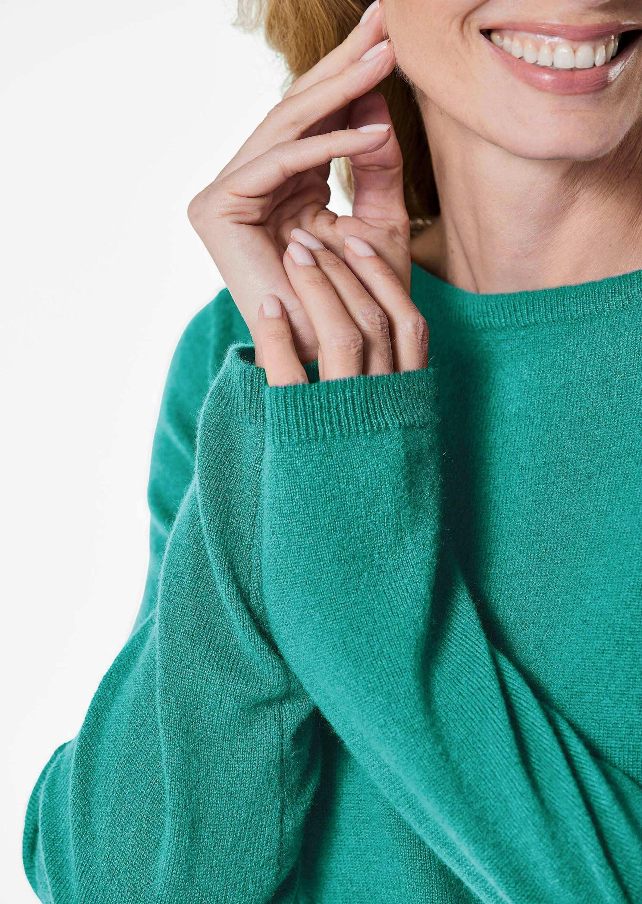 GOLDNER Strickpullover »Kaschmirpullover Kaschmirpullover mit U-Boot Ausschnitt«