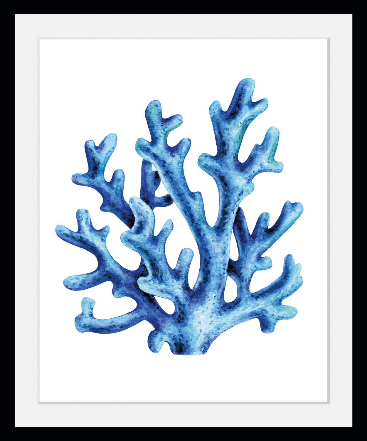 queence Bild »Angelika«, Meer-Wassertiere-Kunst, (1 St.), HD Premium Poster-Druck inkl. Holzrahmen